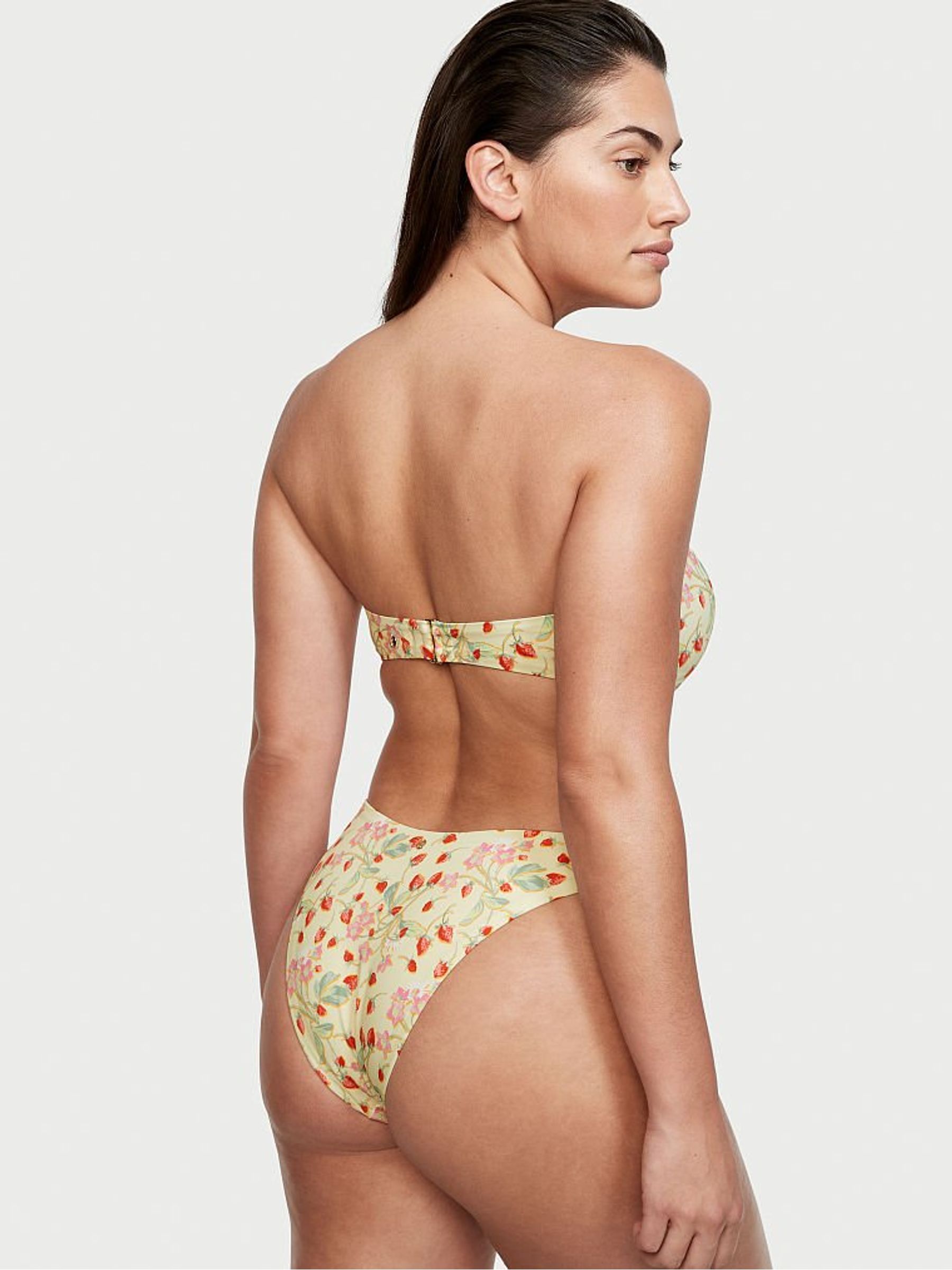 水着・ラッシュガード Victoria Secret Yellow Strawberry Set Strawberry Yellow Essential Bandeau Swim Top | Victoria's Secret