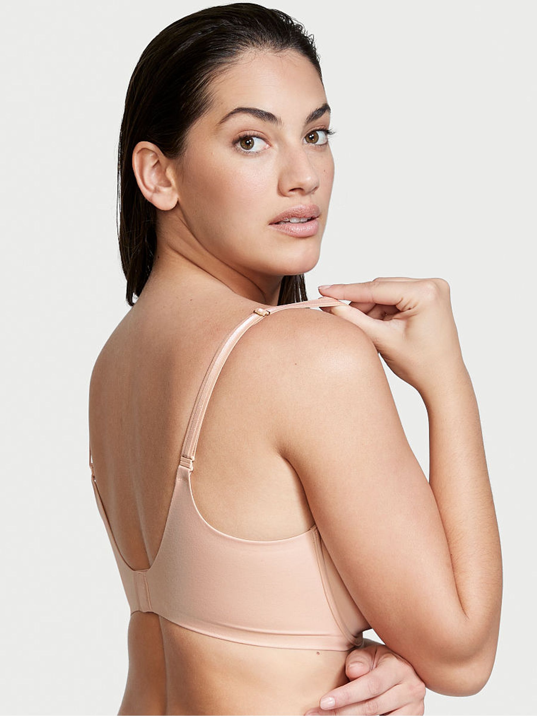 Champagne Nude Smooth Lightly Lined Demi Bra - Image 10 of 14