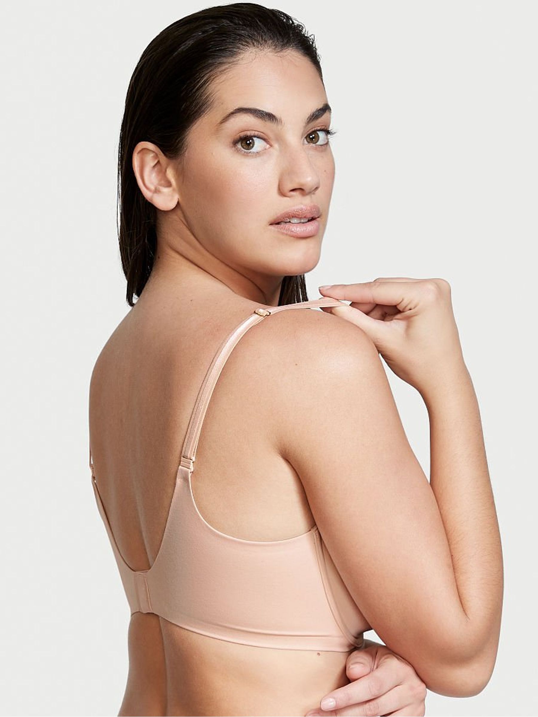 Champagne Nude Smooth Lightly Lined Demi Bra - Image 2 of 7