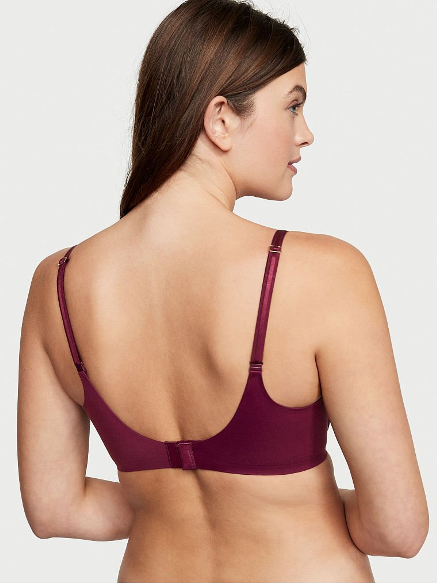 Kir Red Smooth Lightly Lined Demi Bra - Image 2 of 4