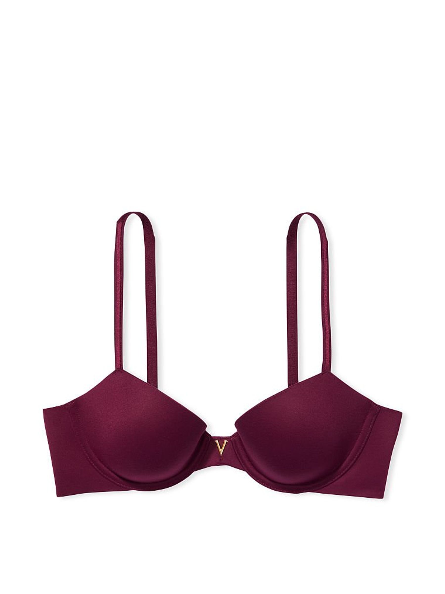 Kir Red Smooth Lightly Lined Demi Bra - Image 3 of 4