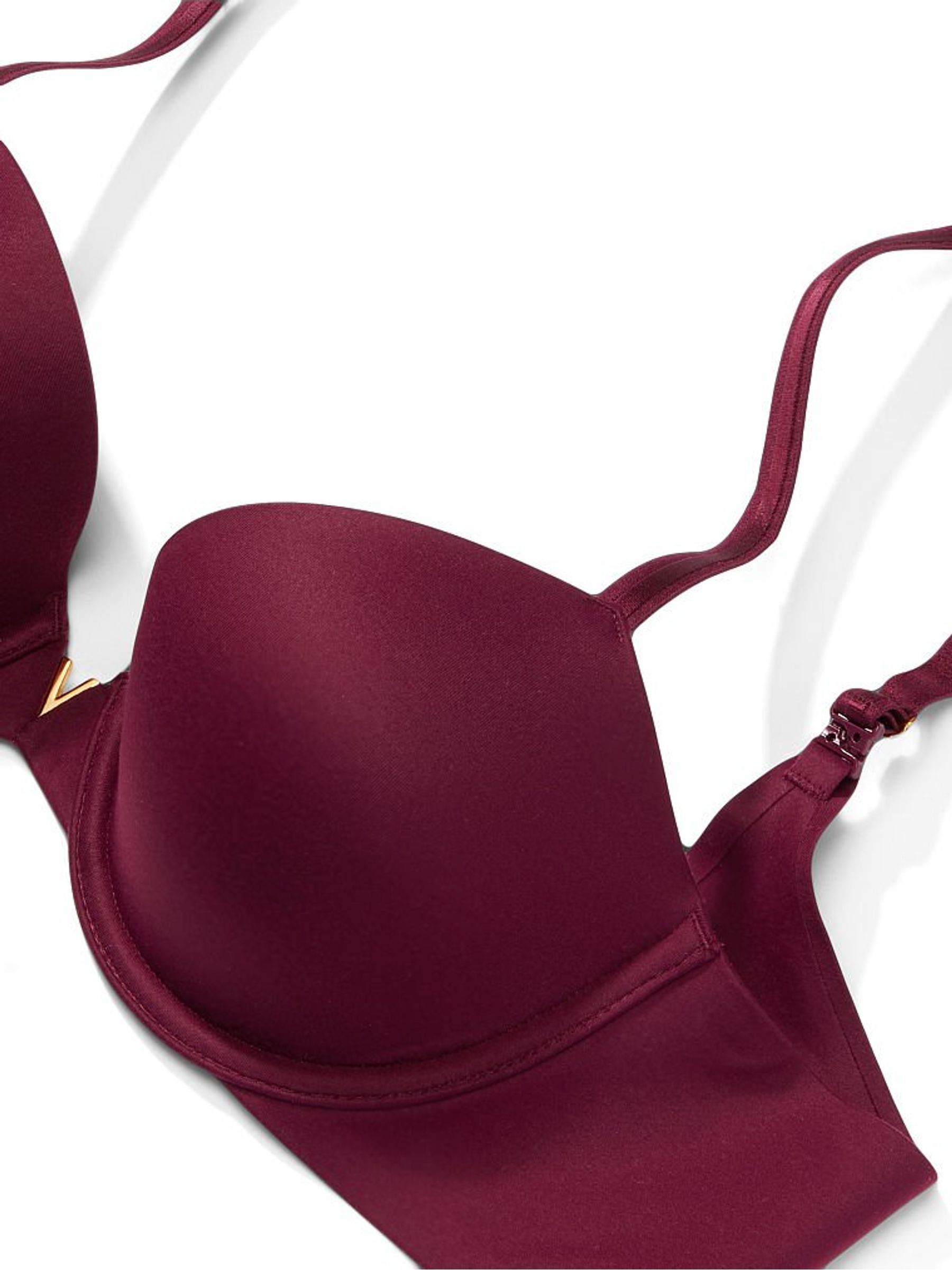 Kir Red Smooth Lightly Lined Demi Bra - Image 4 of 4