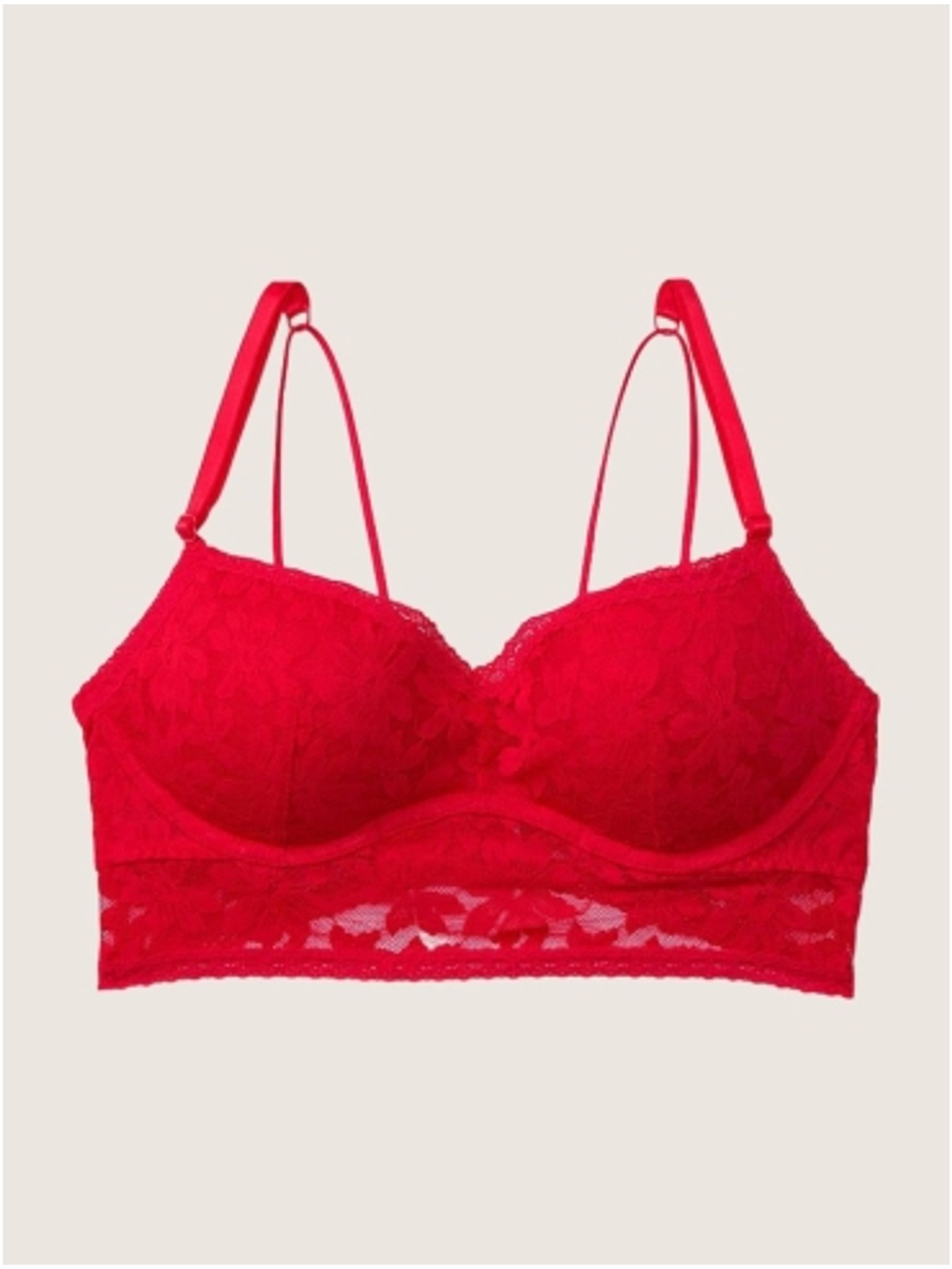 Red Pepper Lace Wired Push Up Bralette - Image 1 of 1