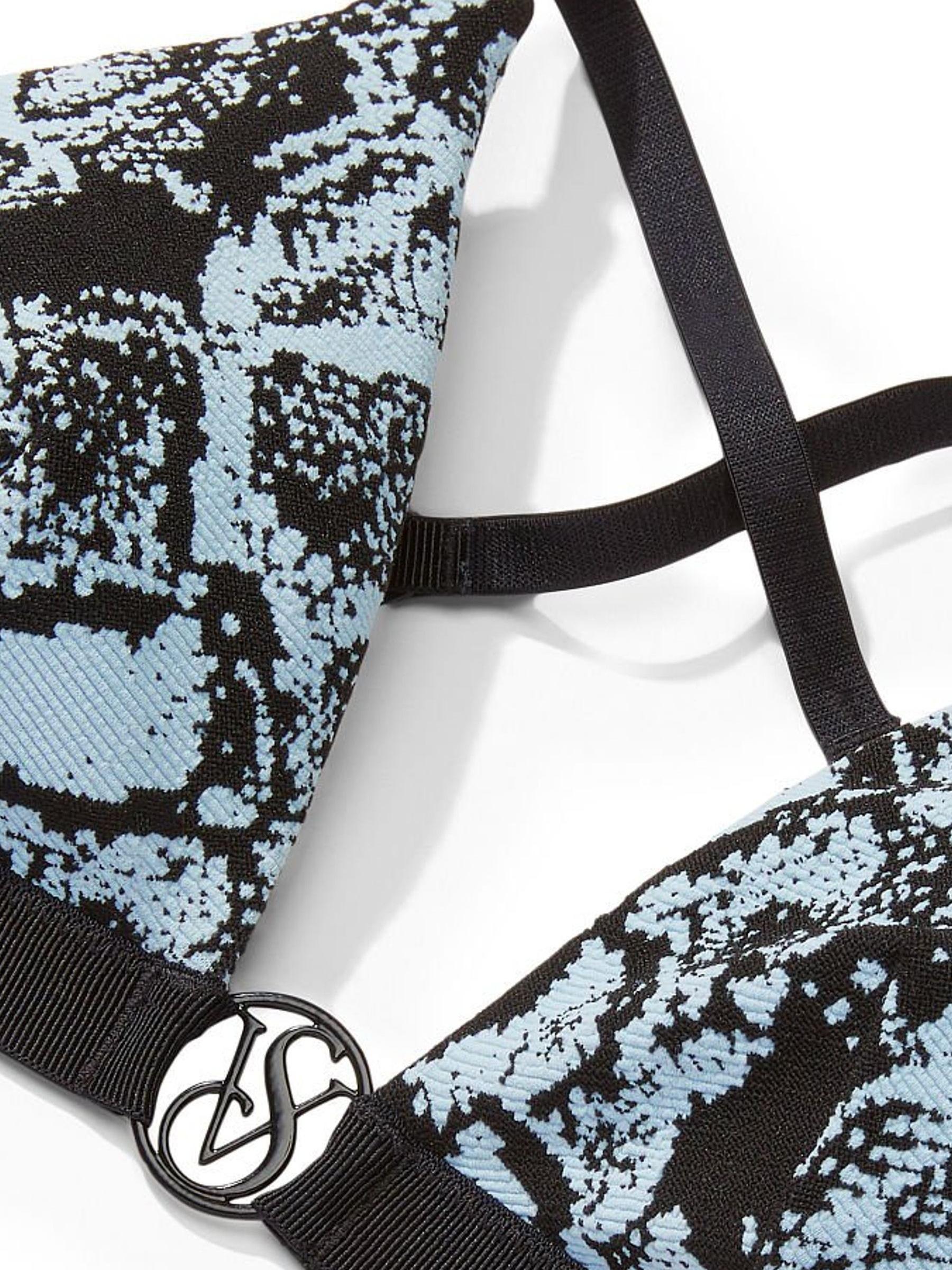 Blue Snake Wild Wanderer Elongated Triangle Swim Top - Image 4 of 4