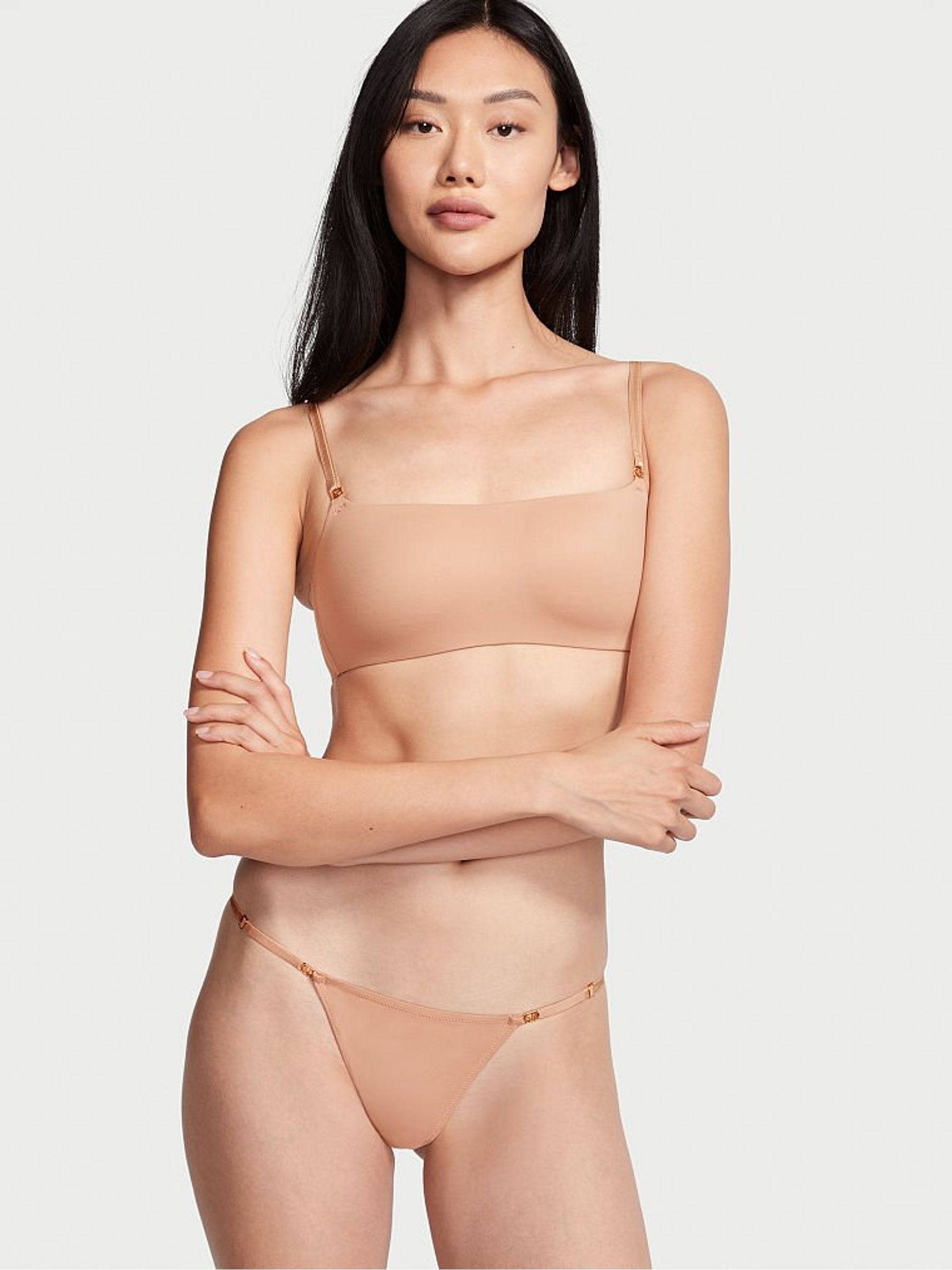 Sweet Nougat Nude Smooth Thong Knickers - Image 1 of 4