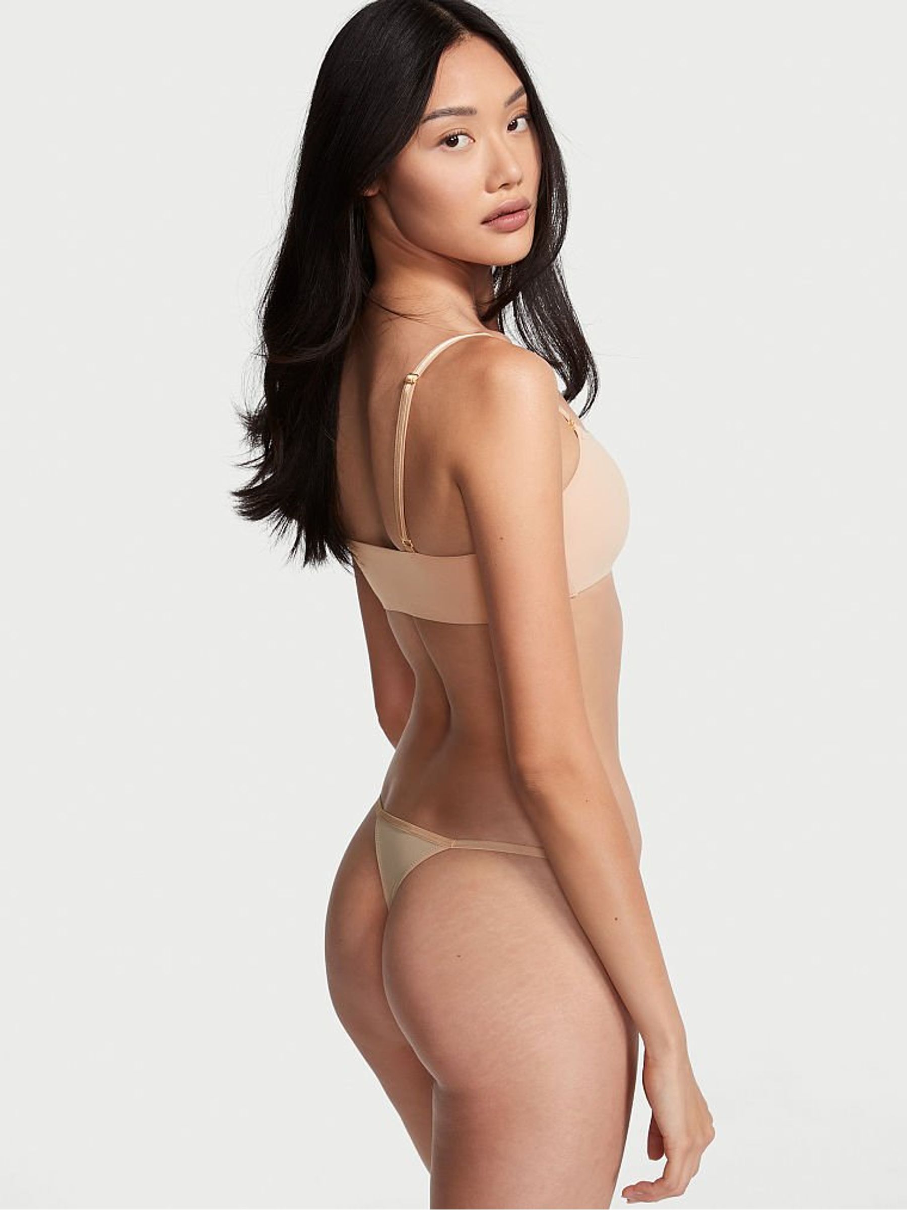 Champagne Nude Smooth Thong Knickers - Image 2 of 4