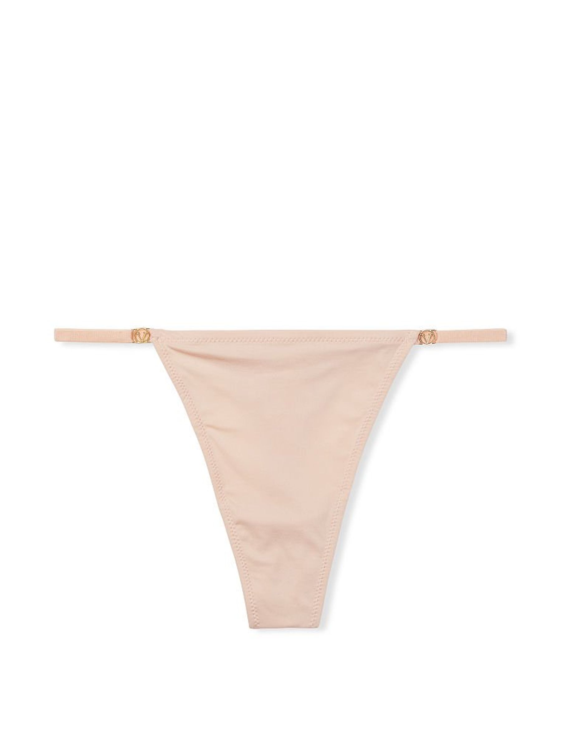 Champagne Nude Smooth Thong Knickers - Image 3 of 3 Champagne Nude Smooth Thong Knickers - Image 3 of 3