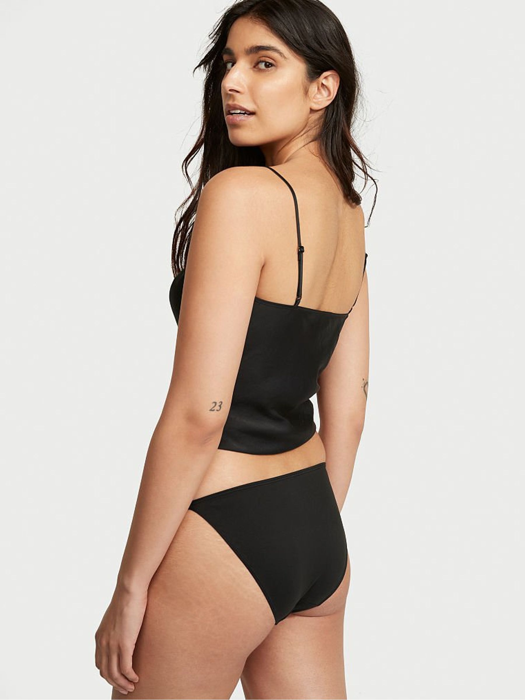 Black Smooth Bikini Knickers - Image 2 of 3