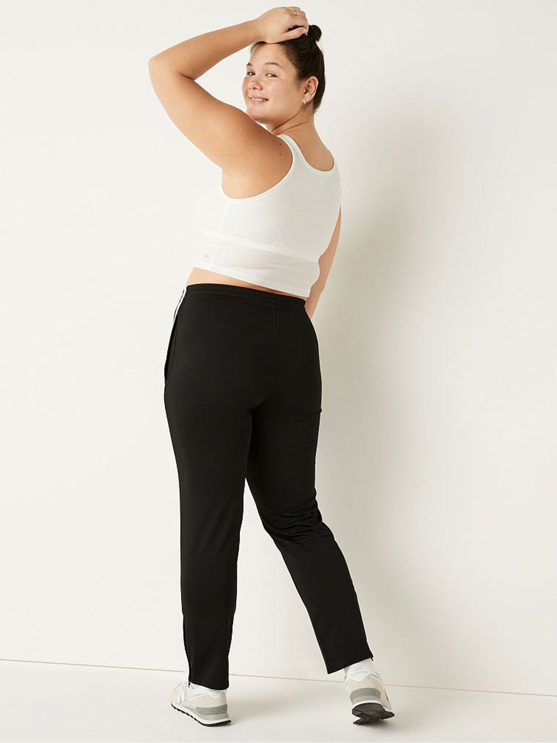 Pure Black Full Length Jogger - Image 2 of 5