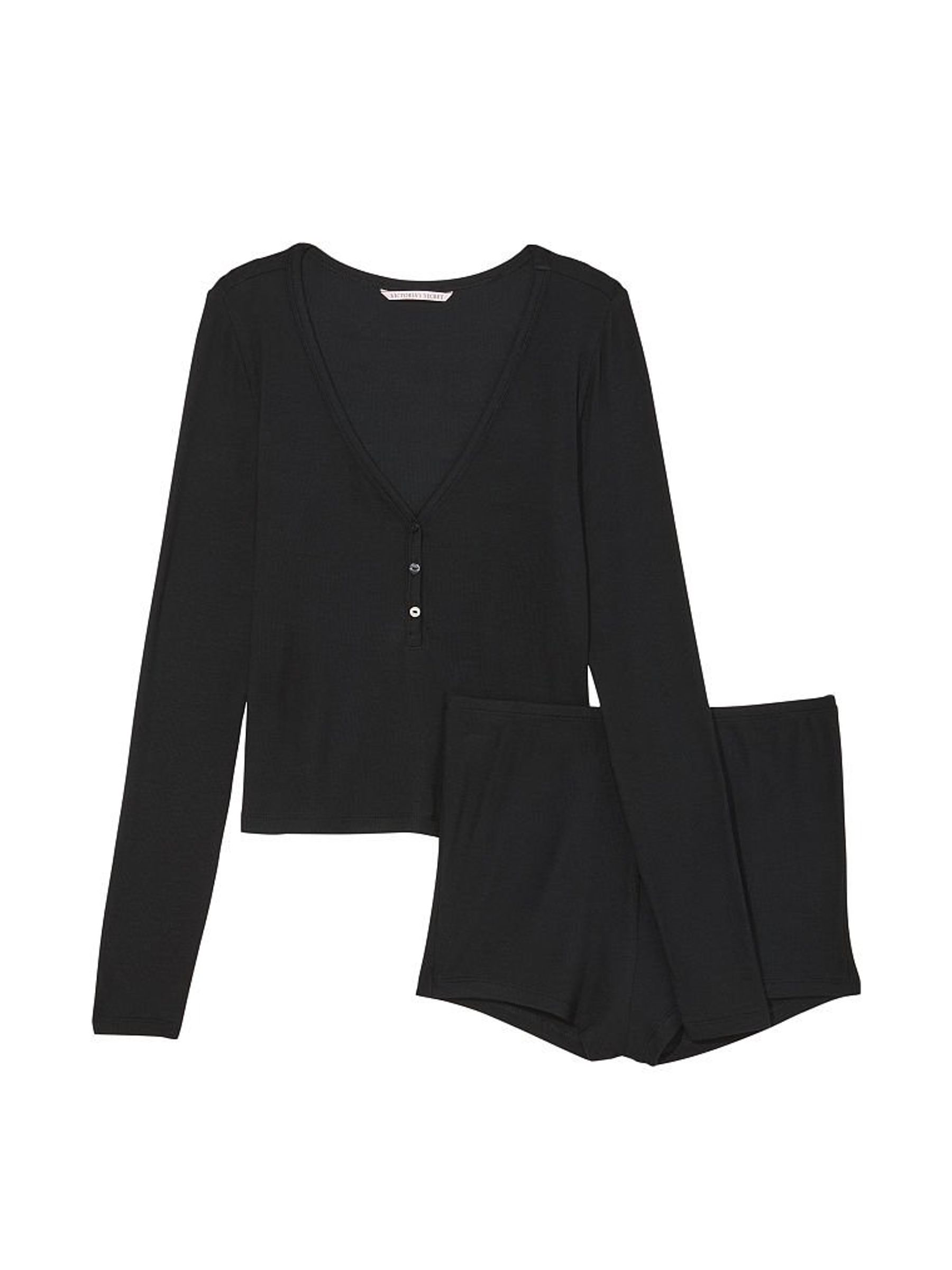 Black Modal Short Pyjamas - Image 3 of 3