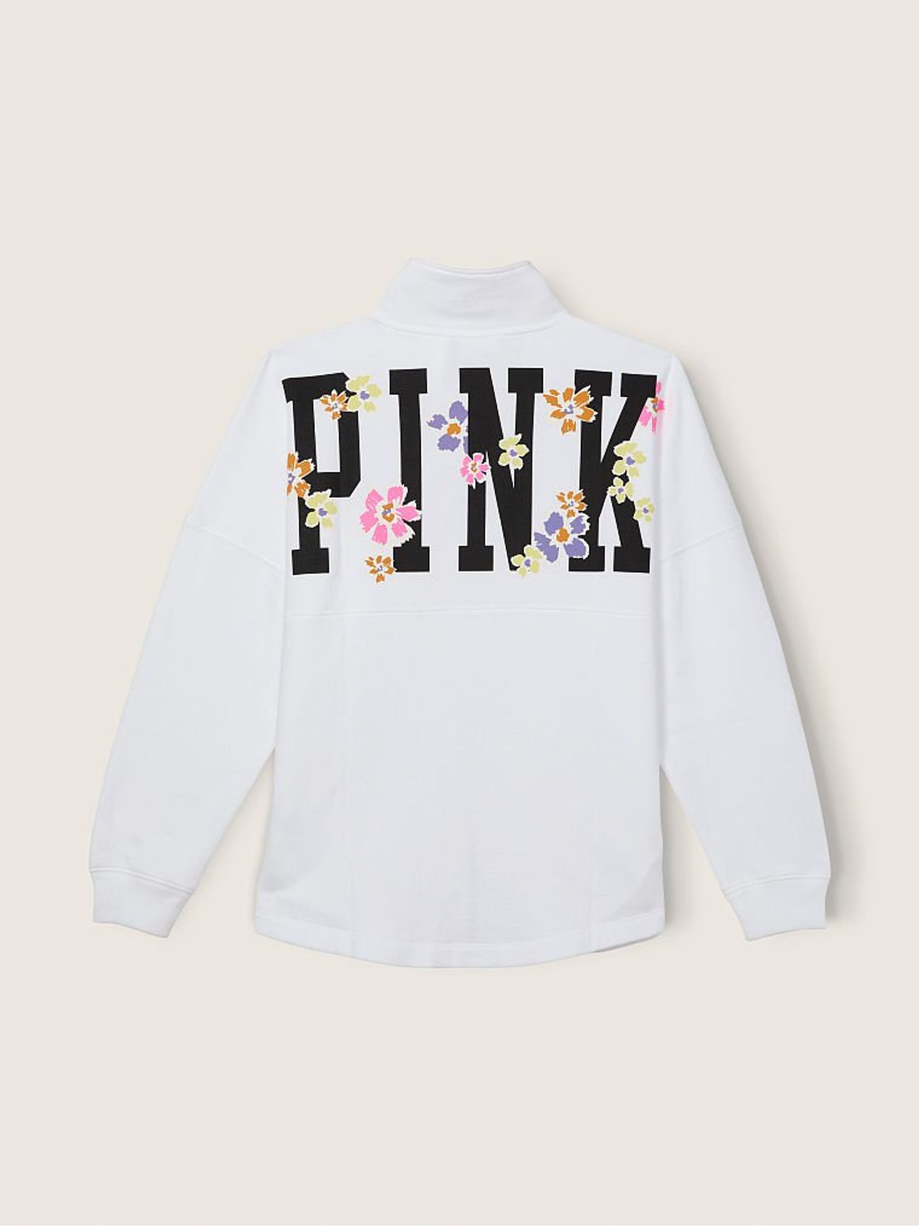 Optic White Varsity Full Zip - Image 4 of 5