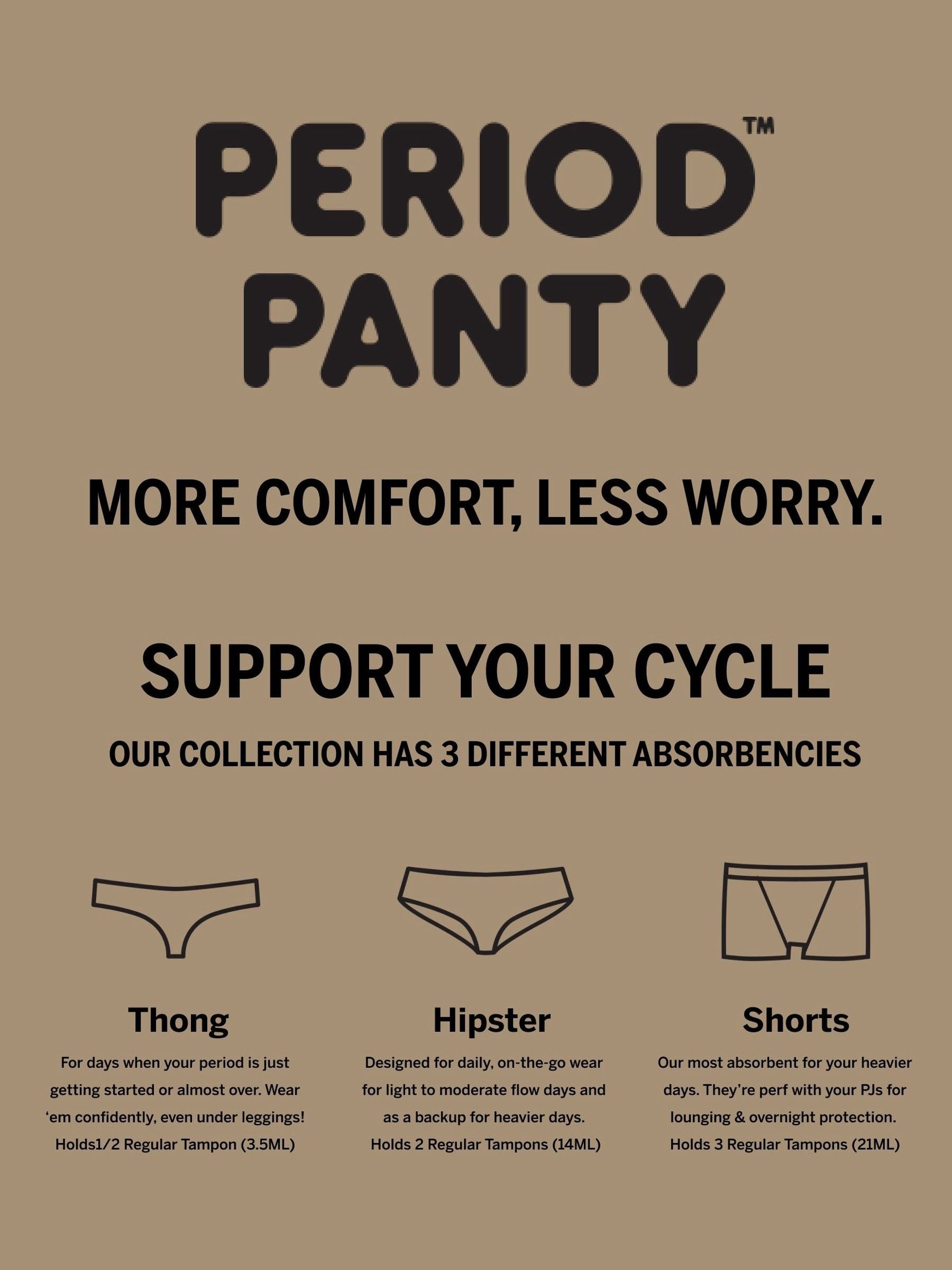 Black Short Period Pant Knickers Multipack - Image 2 of 2