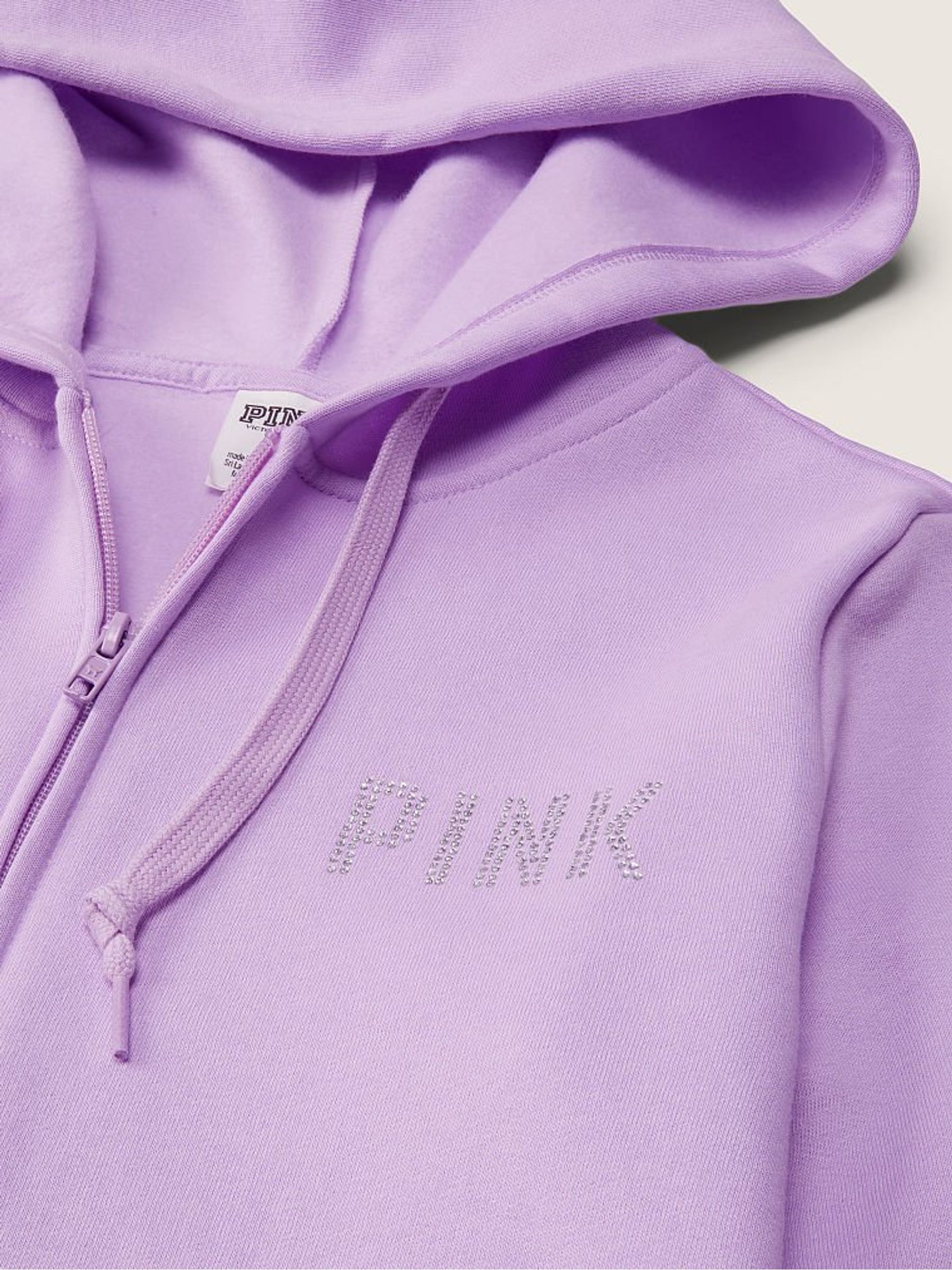 Purple Petal With Shine Logo Everyday Lounge Perfect FullZip - Image 6 of 6