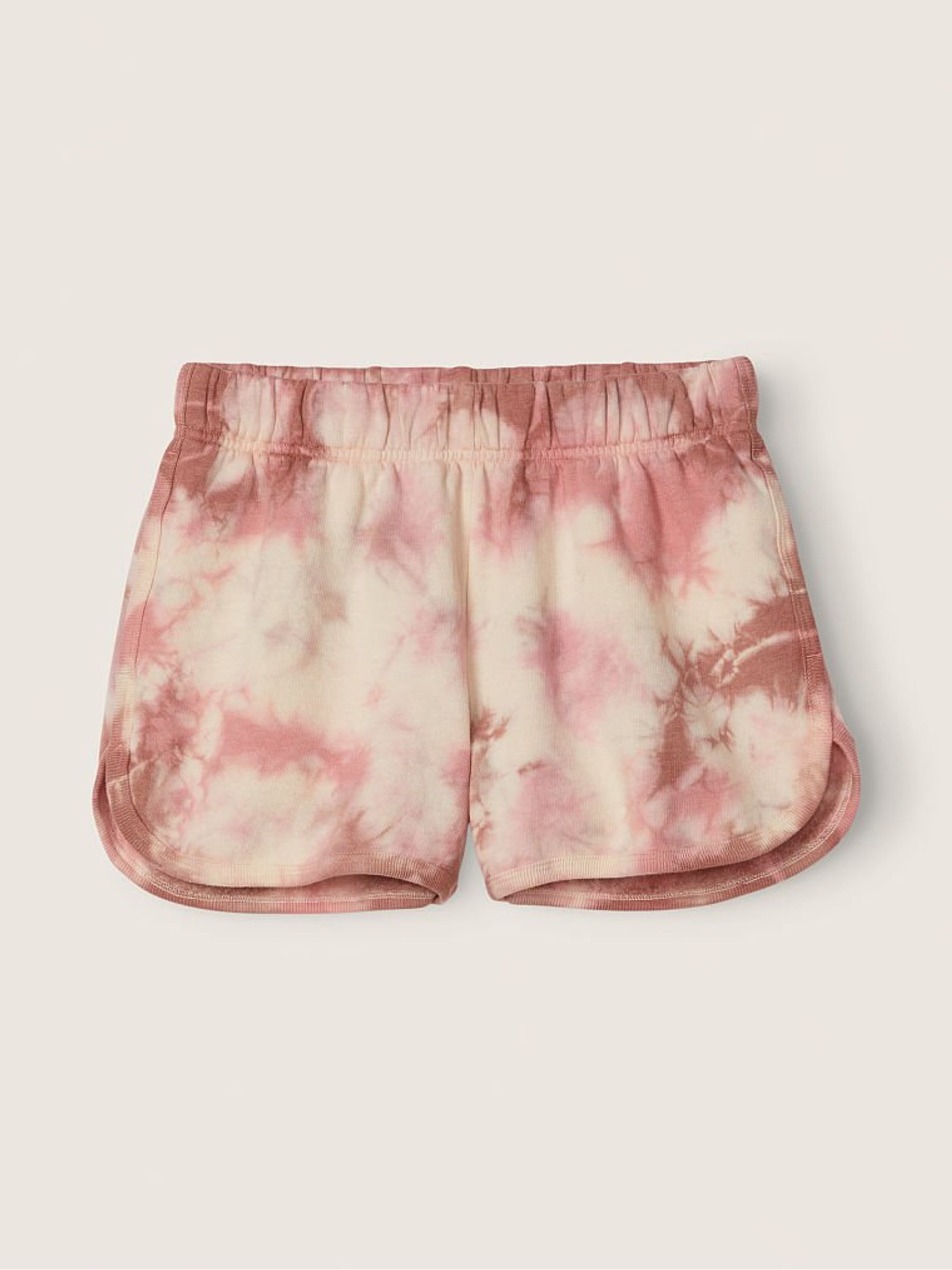 Light Ivory Mosaic Tie Dye Varsity Short - Image 1 of 3 Light Ivory Mosaic Tie Dye Varsity Short - Image 1 of 3
