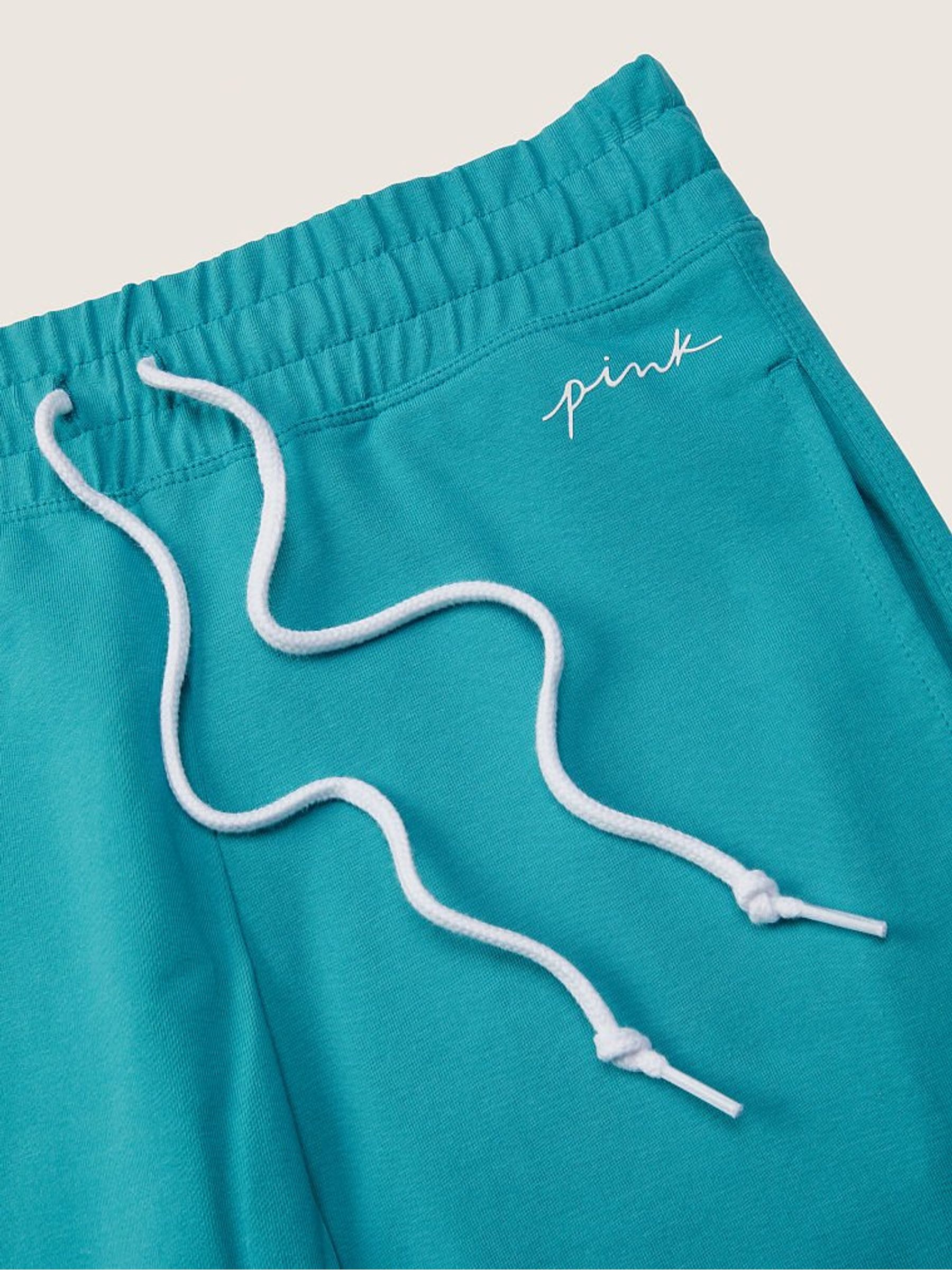 Timeless Steal Blue Cotton High Waist Full Length Campus Jogger - Image 4 of 4 Timeless Steal Blue Cotton High Waist Full Length Campus Jogger - Image 4 of 4