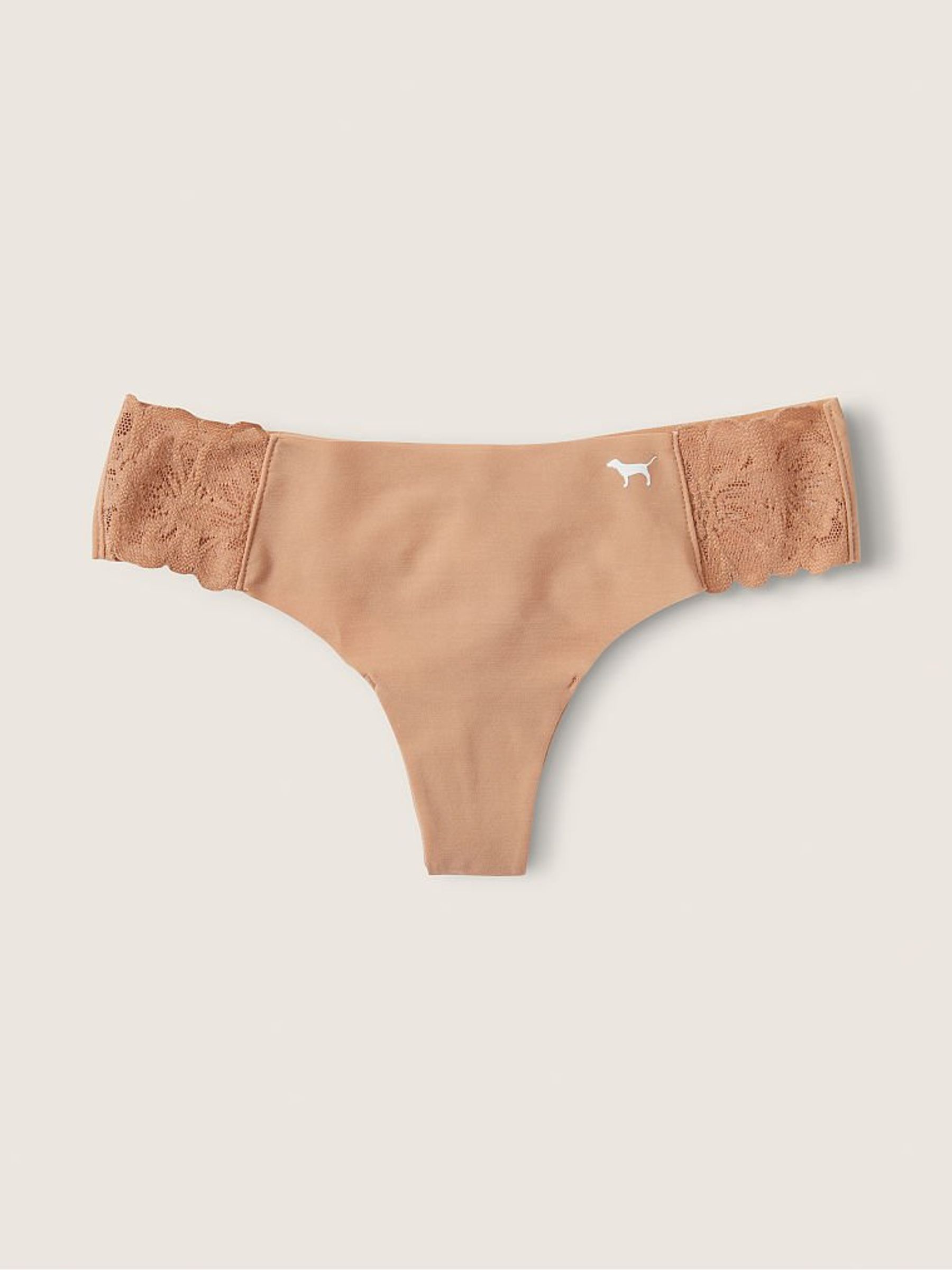 Mocha Latte Nude No Show Thong Knicker - Image 1 of 1
