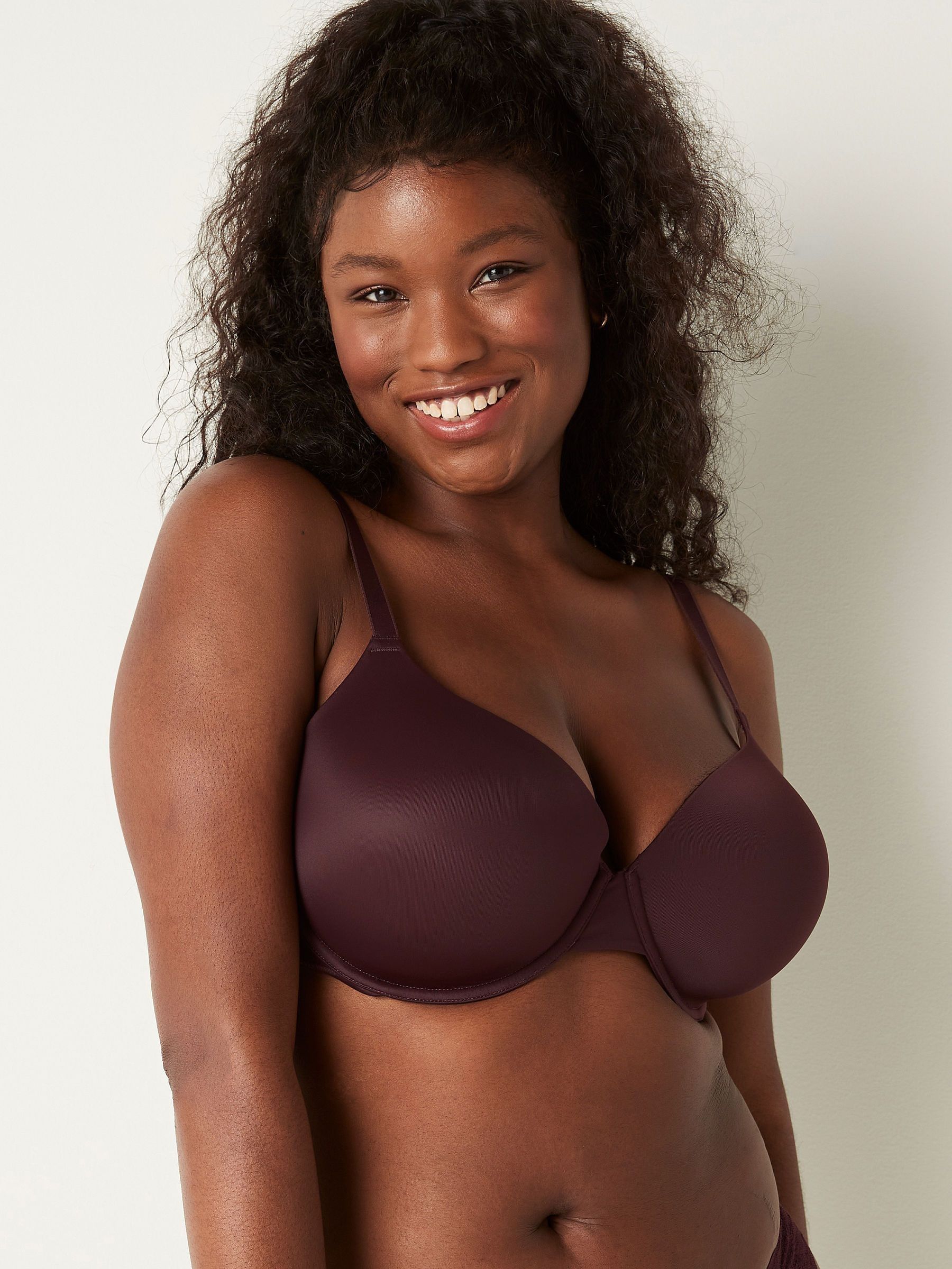 Coffee Brown Nude Smooth Lightly Lined Bra - Image 1 of 5