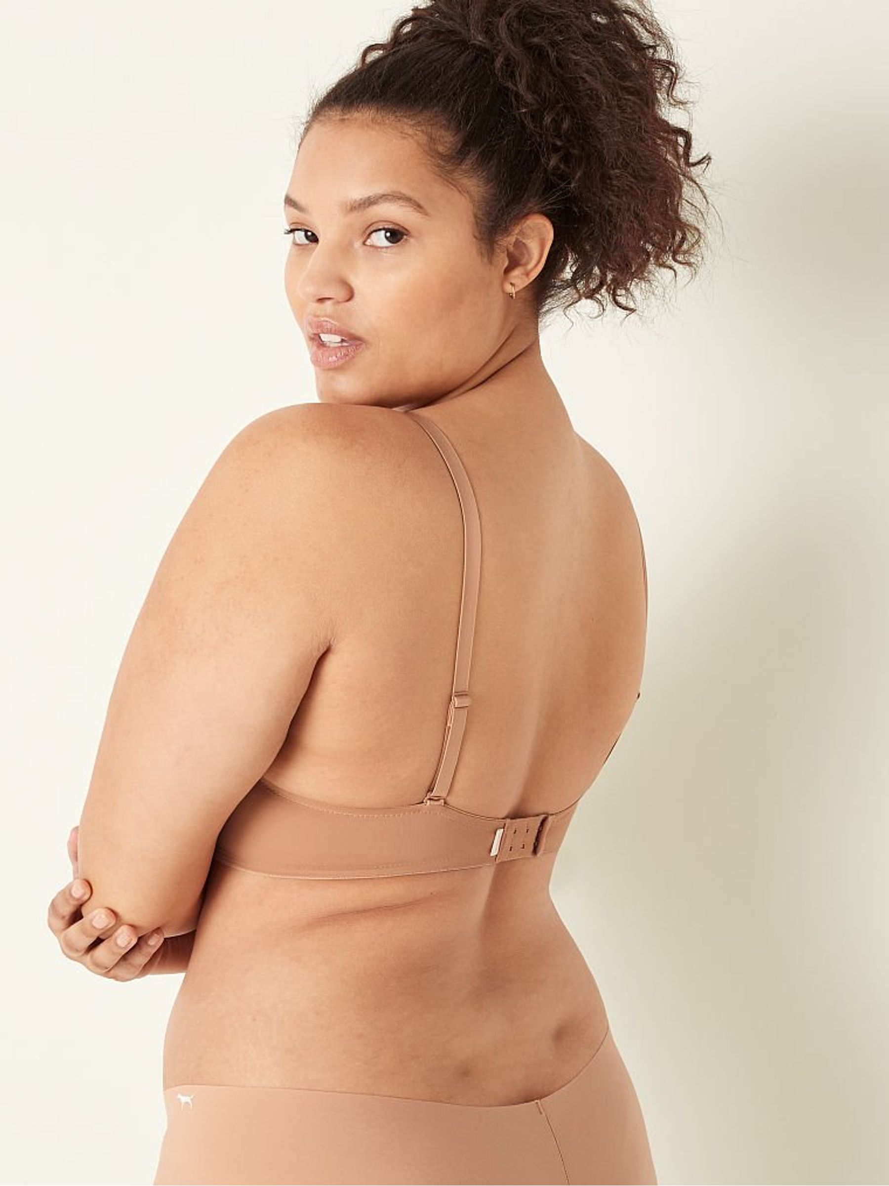 Mocha Latte Nude Smooth Push Up Bra - Image 2 of 5