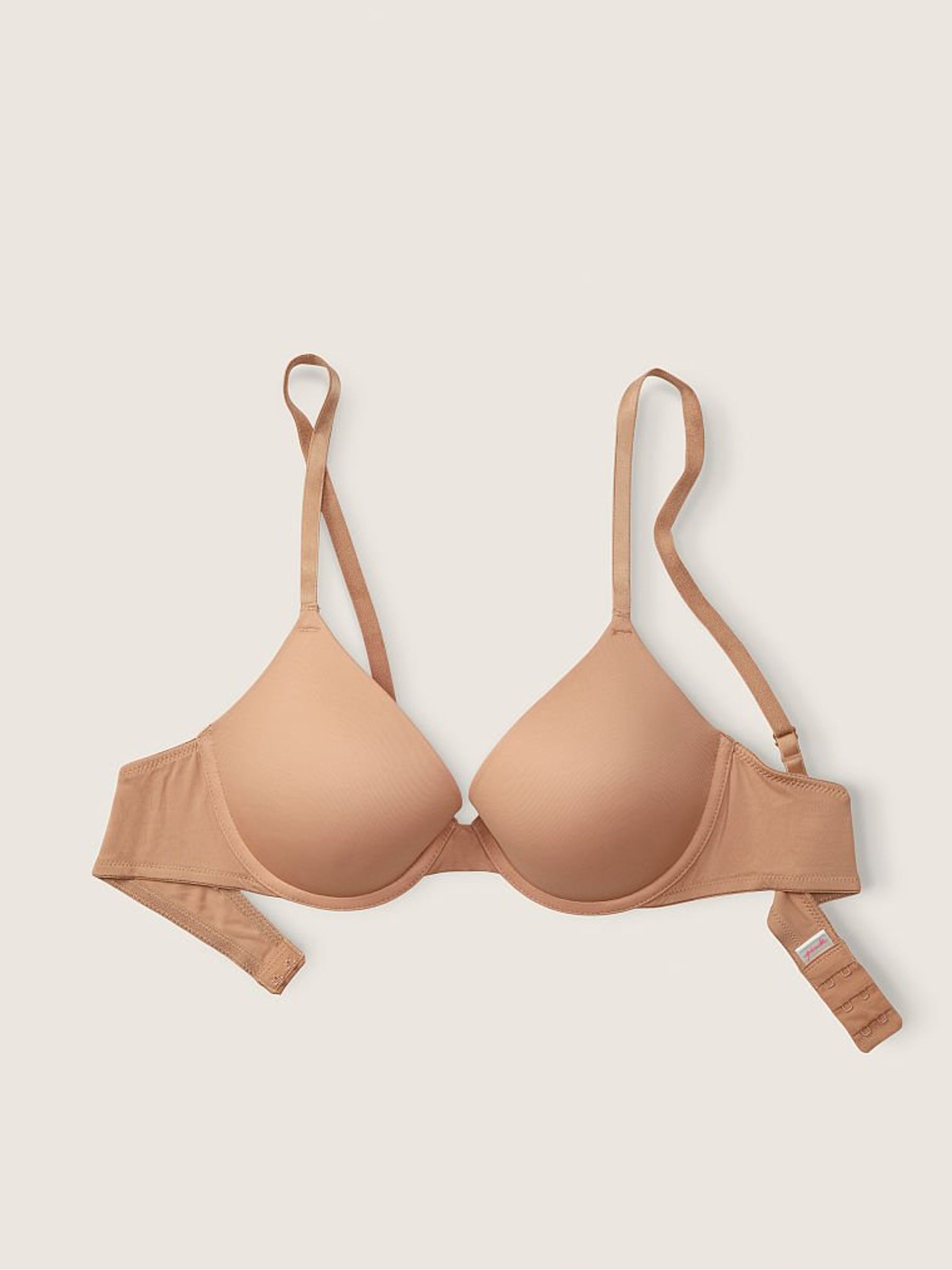 Mocha Latte Nude Smooth Push Up Bra - Image 3 of 5