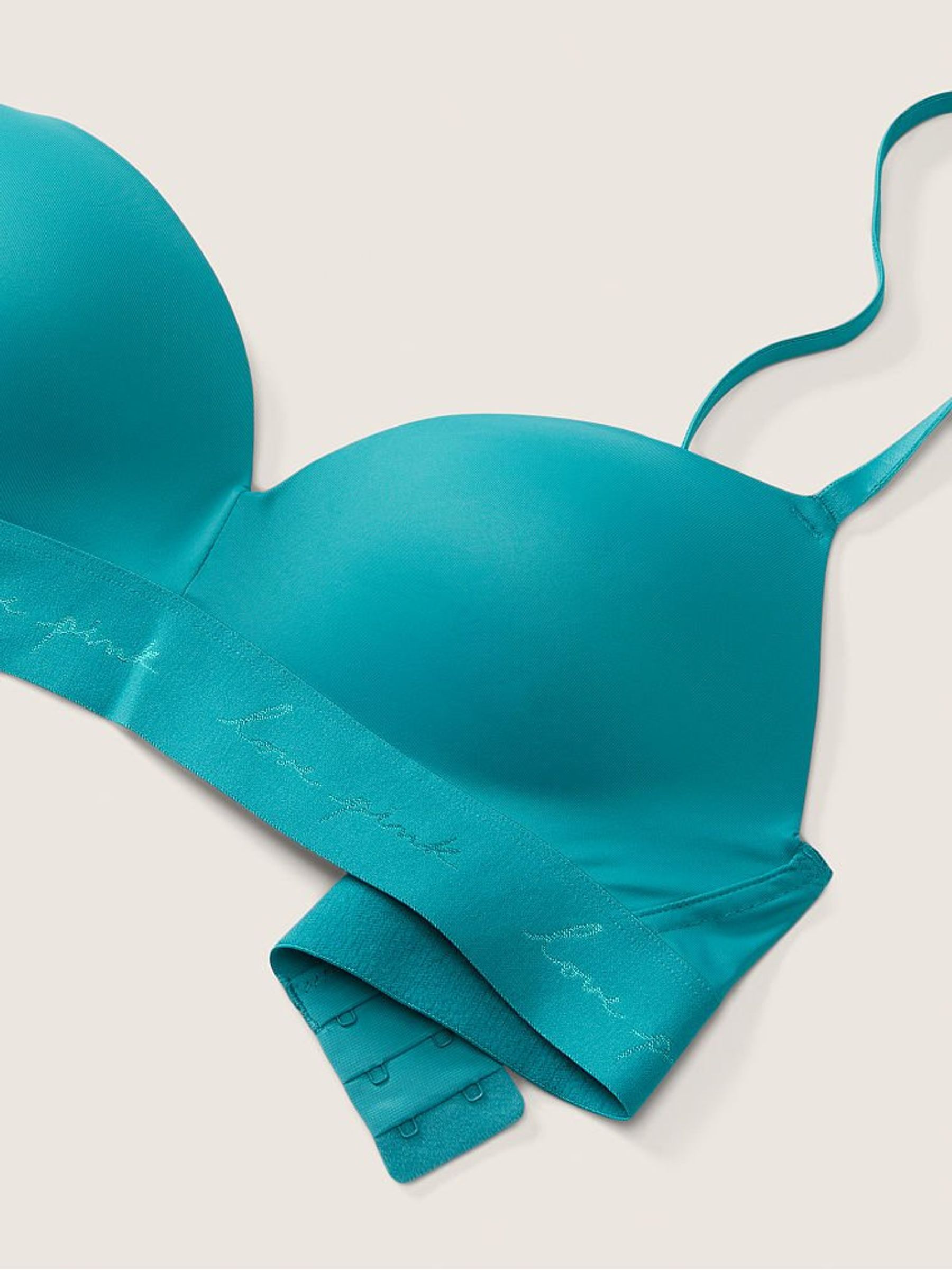 Timeless Teal Aqua Smooth Non Wired Push Up T-Shirt Bra - Image 5 of 5 Timeless Teal Aqua Smooth Non Wired Push Up T-Shirt Bra - Image 5 of 5