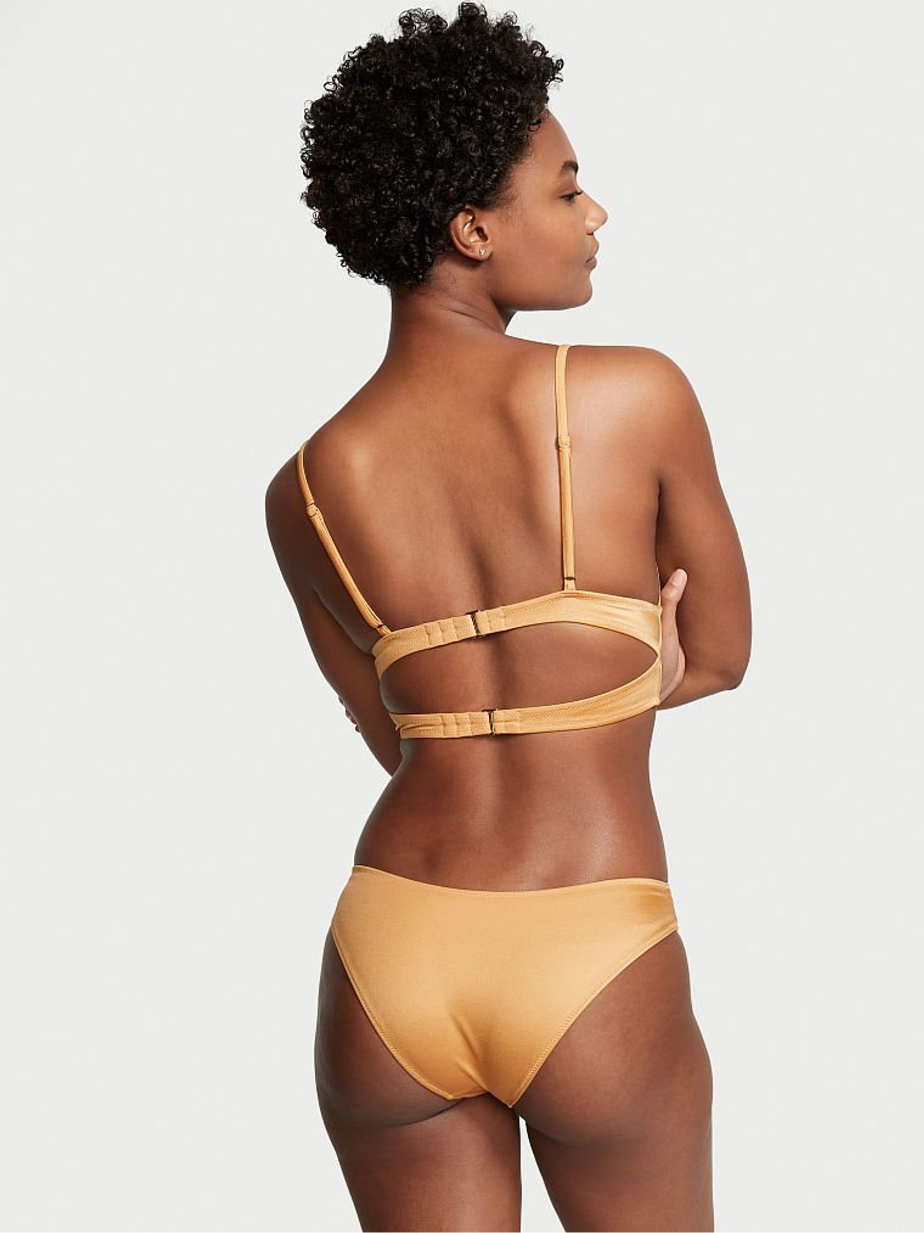 Gold VHardware Swim Bikini Bottom - Image 2 of 3