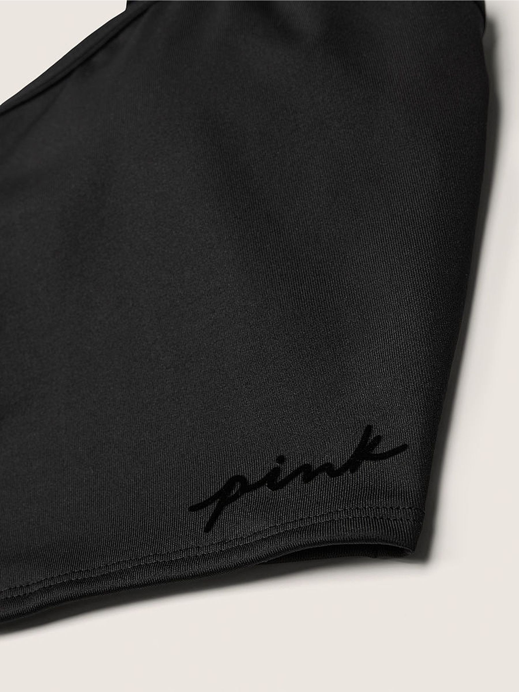 Pure Black Ultimate Lightly Lined Sports Crop - Image 1 of 1
