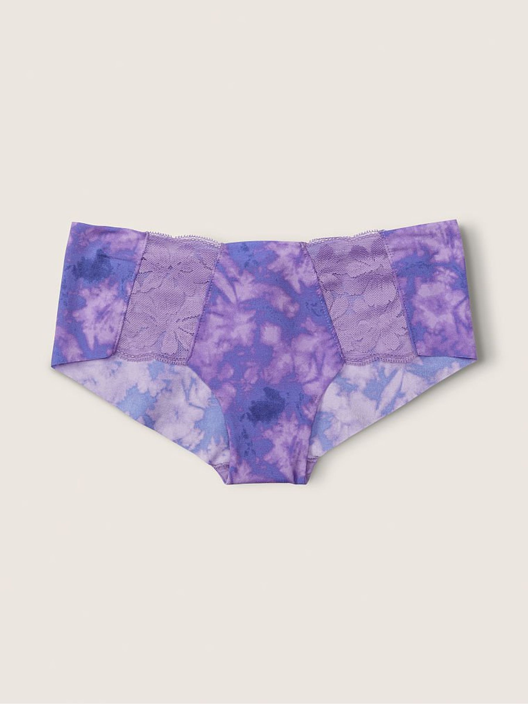 Tie Dye Chalk Violet Purple No Show Hipster Knickers - Image 1 of 2 Tie Dye Chalk Violet Purple No Show Hipster Knickers - Image 1 of 2