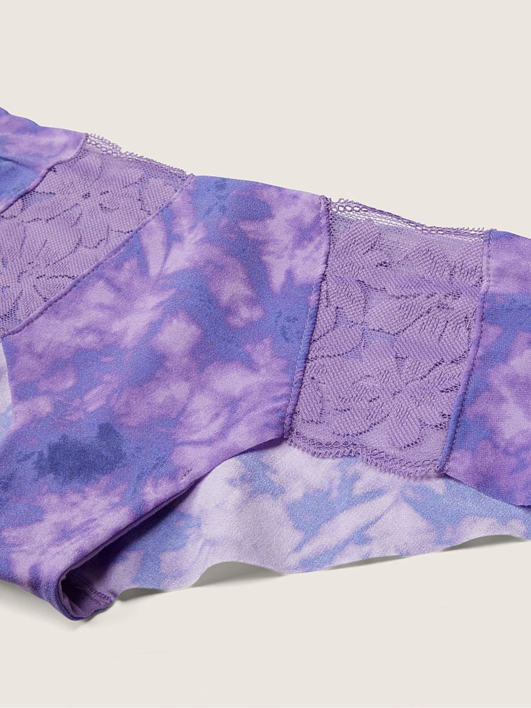 Tie Dye Chalk Violet Purple No Show Hipster Knickers - Image 2 of 2 Tie Dye Chalk Violet Purple No Show Hipster Knickers - Image 2 of 2