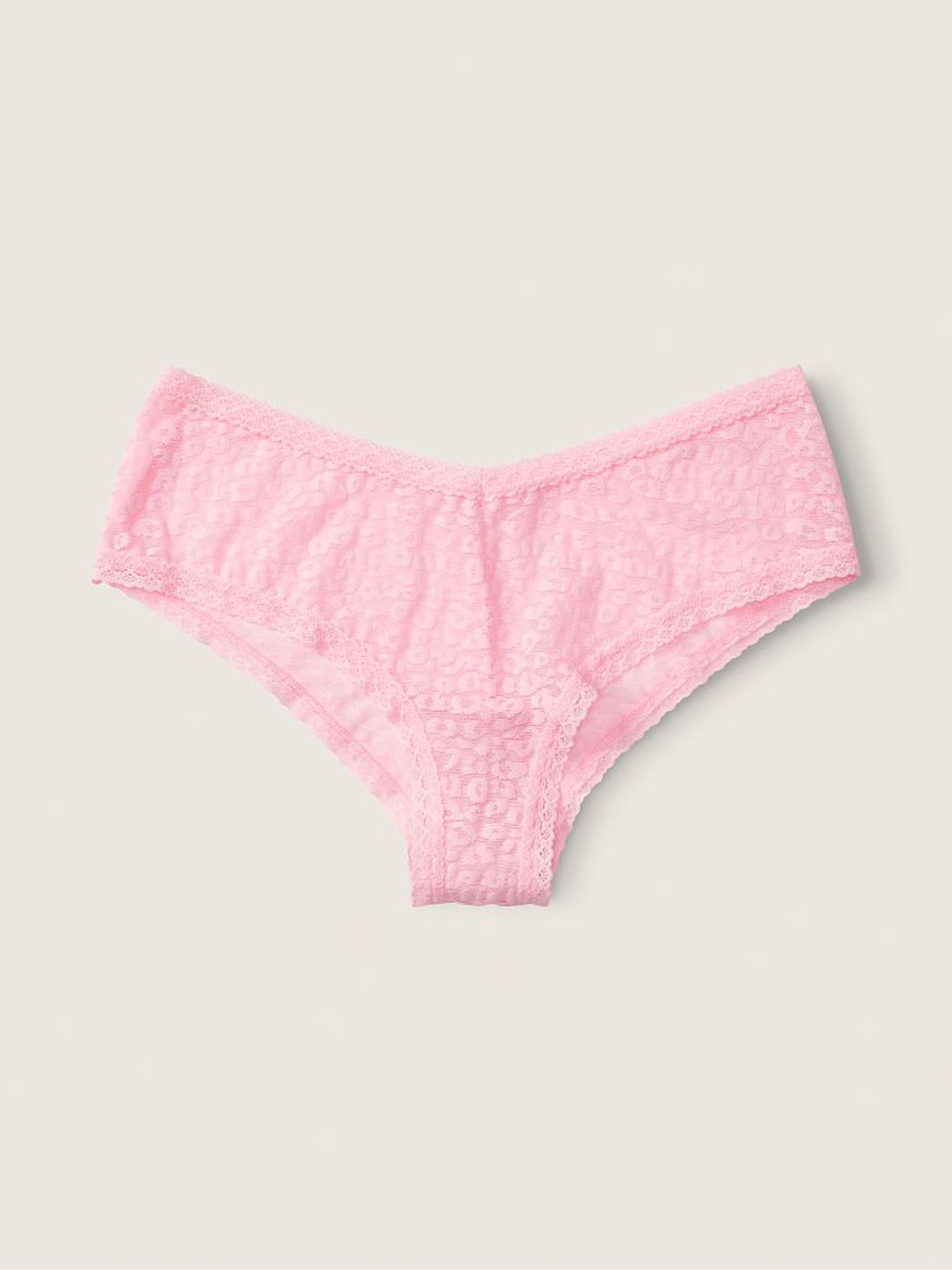 Daisy Pink Lace Logo Cheeky Knickers - Image 1 of 2 Daisy Pink Lace Logo Cheeky Knickers - Image 1 of 2