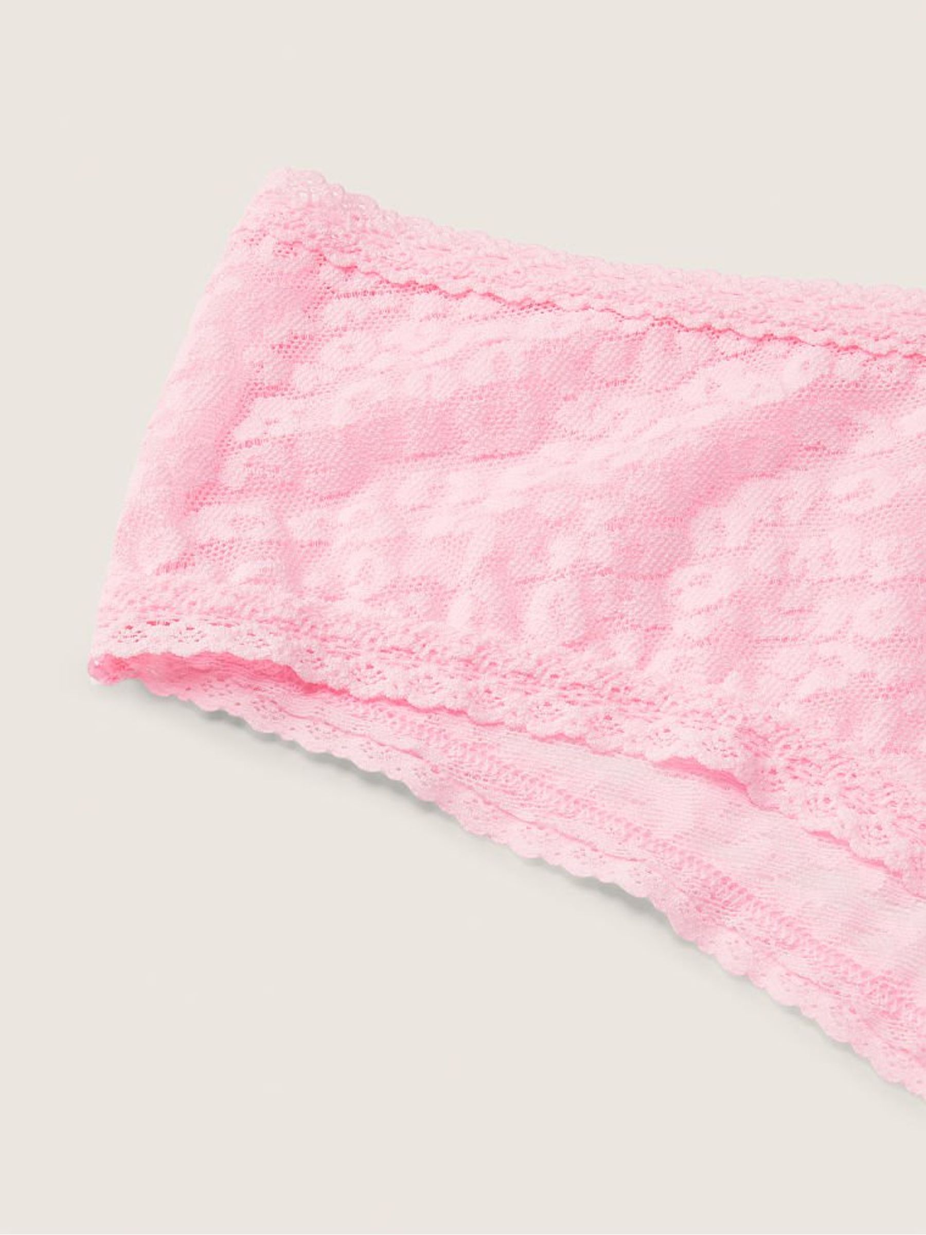Daisy Pink Lace Logo Cheeky Knickers - Image 2 of 2 Daisy Pink Lace Logo Cheeky Knickers - Image 2 of 2