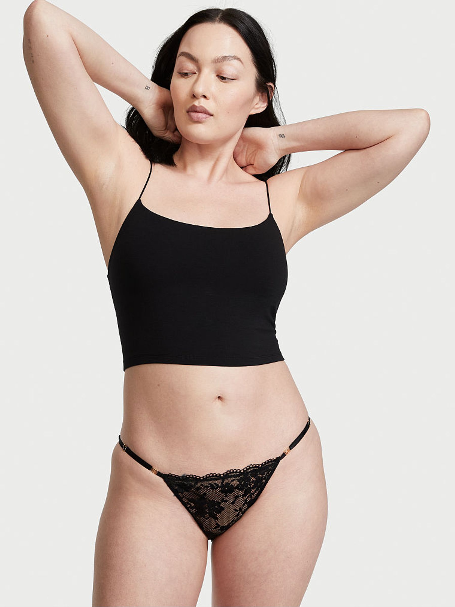 Black Lace Knickers - Image 1 of 3