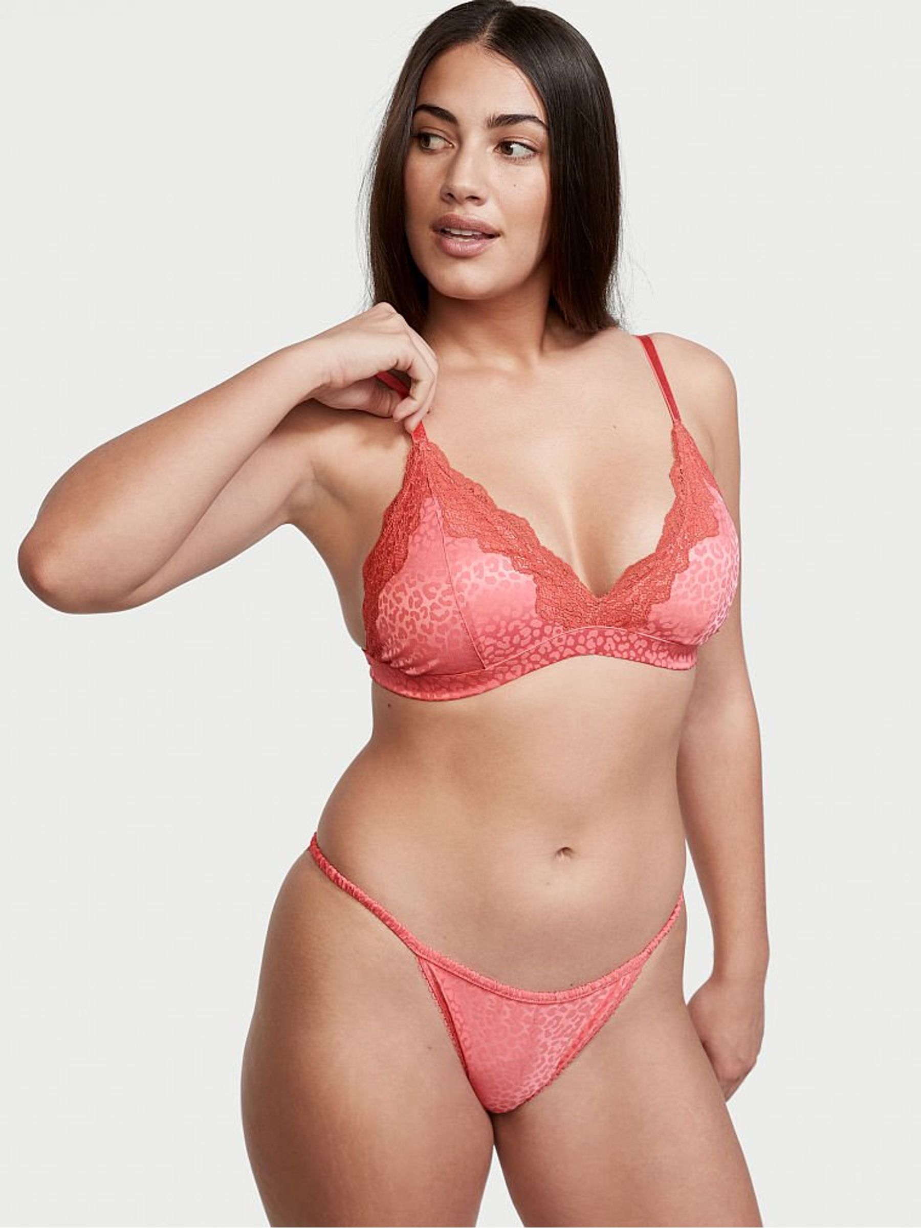 Cocktail Pink Cotton Bikini Knickers - Image 3 of 4