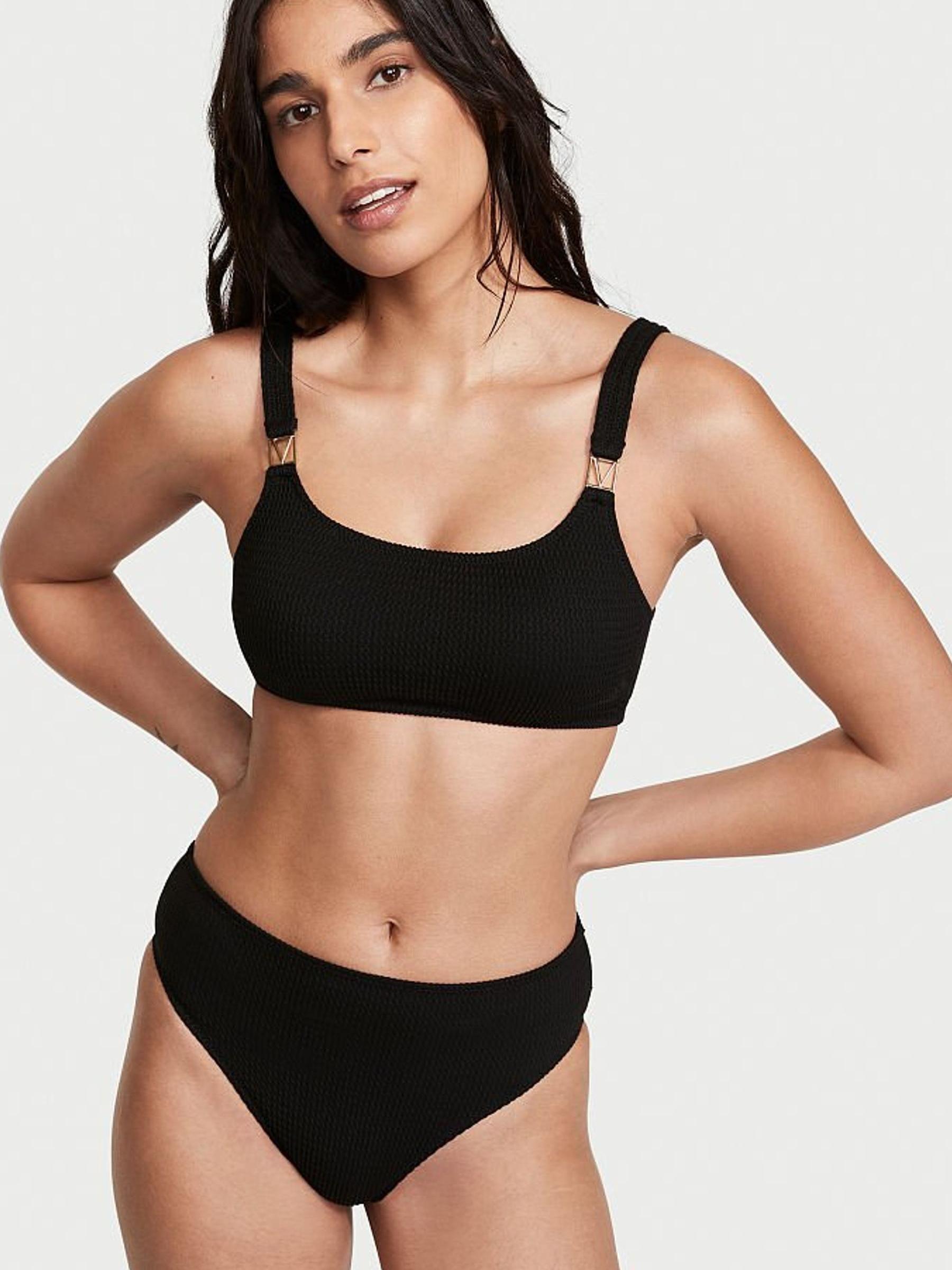 Black Sccop Bikini Top - Image 1 of 4