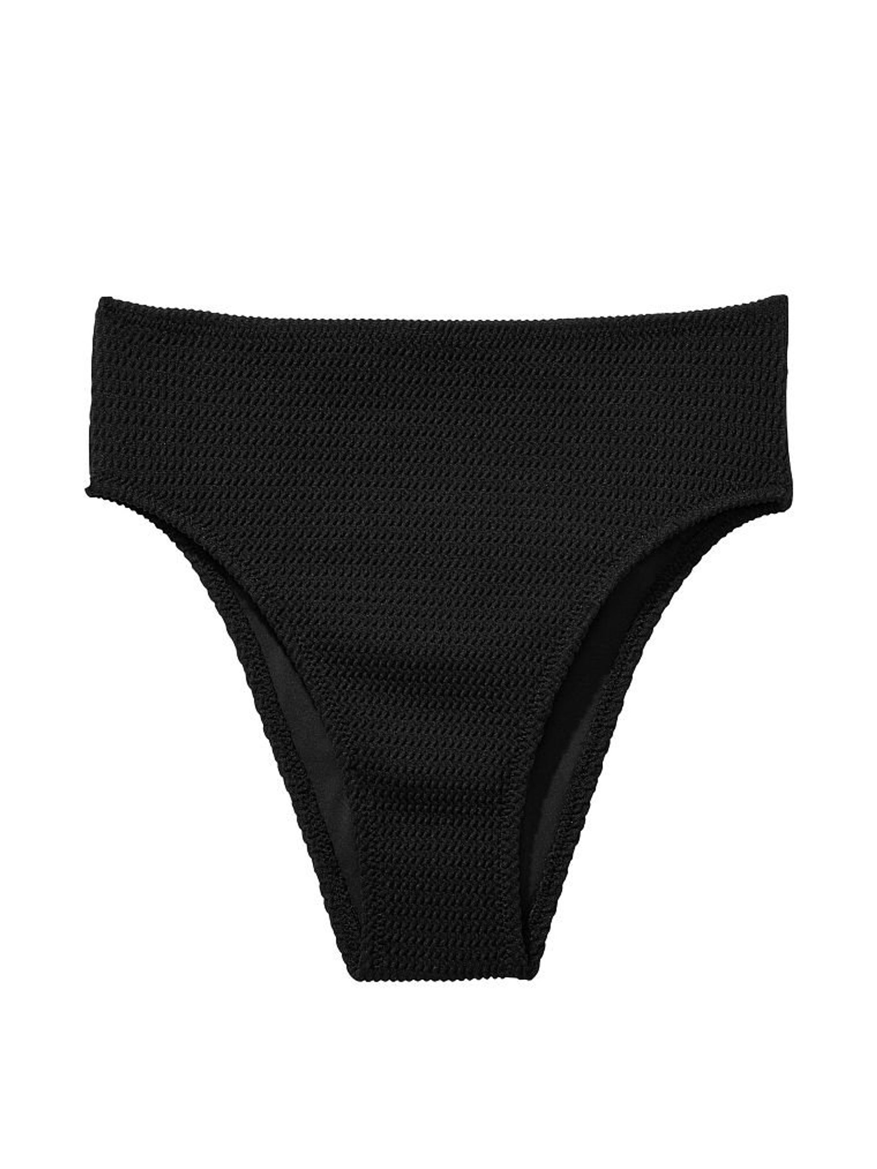 Black High Waist Bikini Bottom - Image 3 of 4
