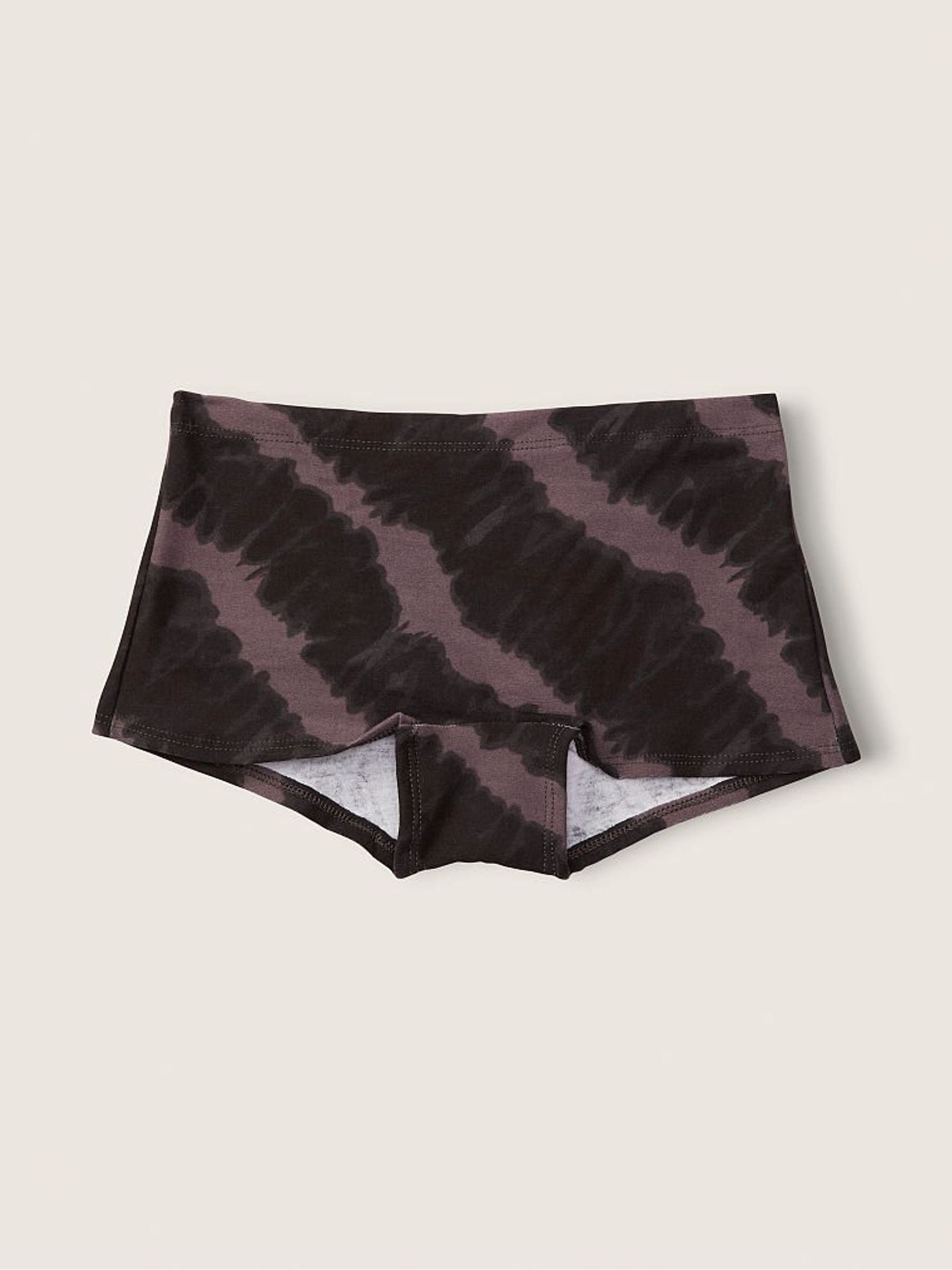 Dark Charcoal Big Wave Tie Dye Cotton Shortie - Image 1 of 2 Dark Charcoal Big Wave Tie Dye Cotton Shortie - Image 1 of 2