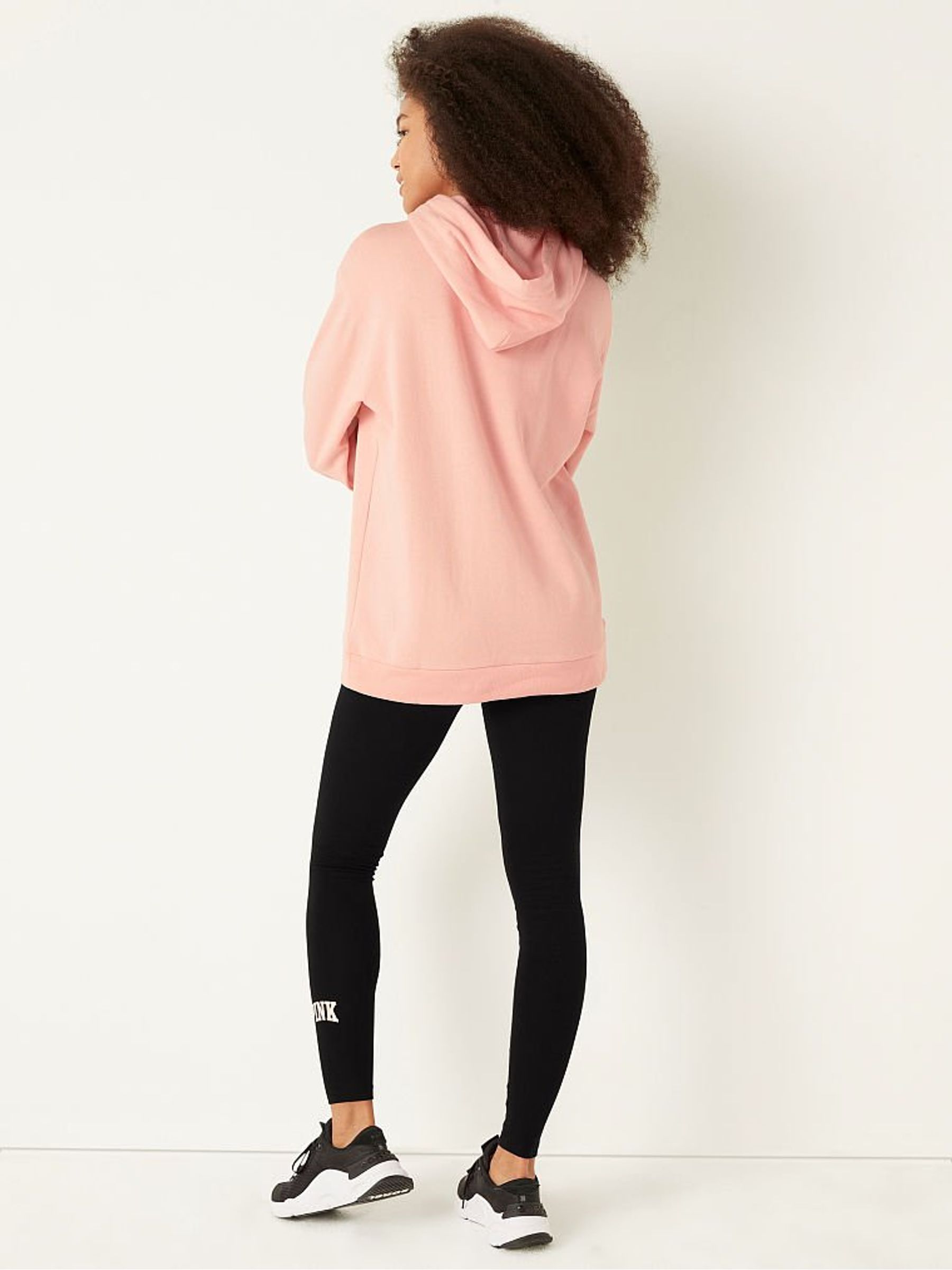 Black Cotton High Waist Full Length Legging - Image 2 of 4