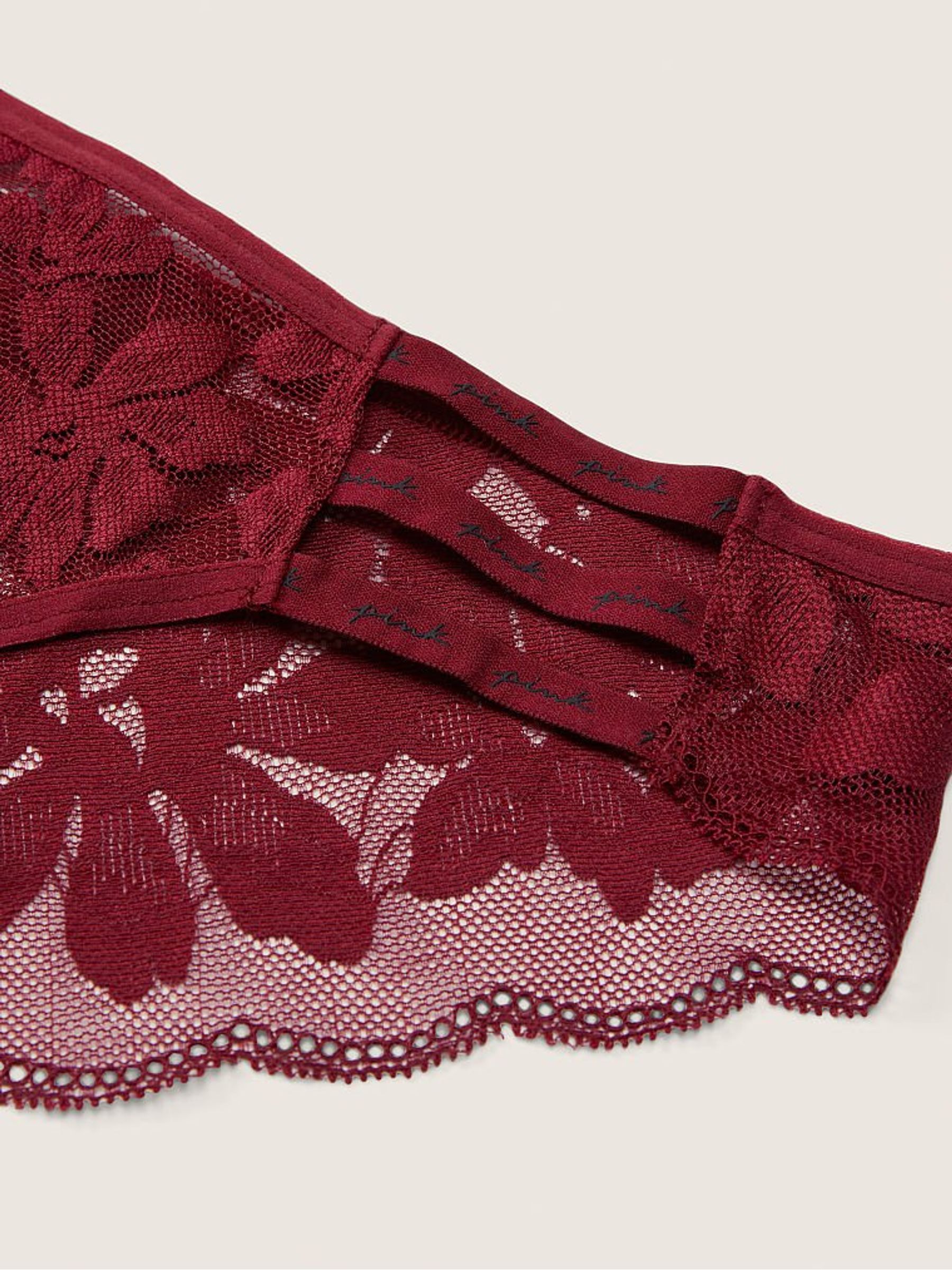 Desire Red Strappy Logo Knickers - Image 2 of 2