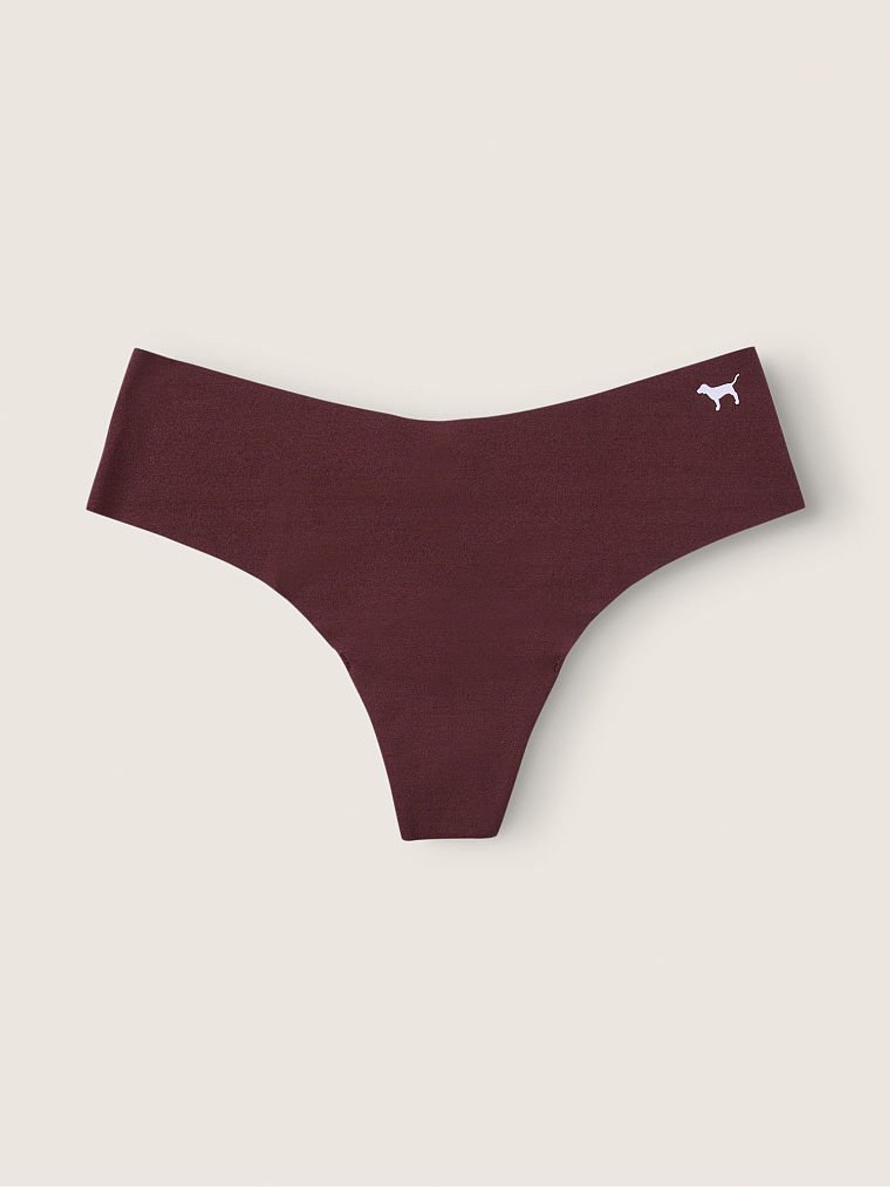 Burnt Umber Brown Thong Smooth No Show Knickers - Image 1 of 2