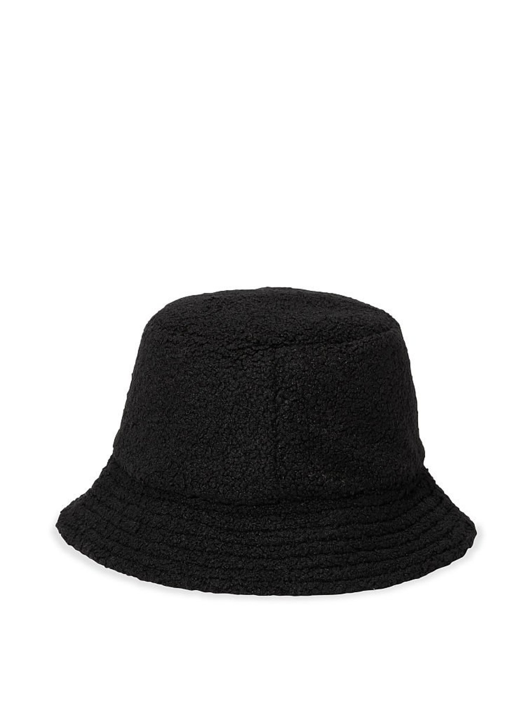 Black Reversible Teddy Bucket Hat - Image 3 of 6