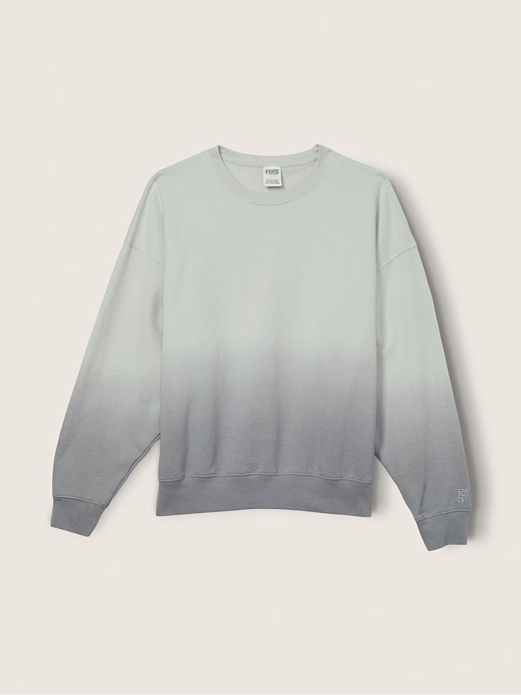 Grey Tint Ombre Crew Sweatshirt - Image 2 of 3 Grey Tint Ombre Crew Sweatshirt - Image 2 of 3
