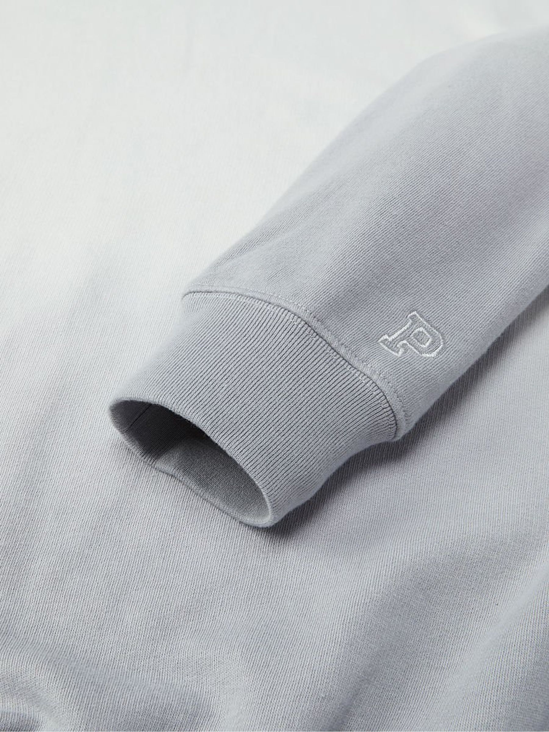 Grey Tint Ombre Crew Sweatshirt - Image 3 of 3 Grey Tint Ombre Crew Sweatshirt - Image 3 of 3