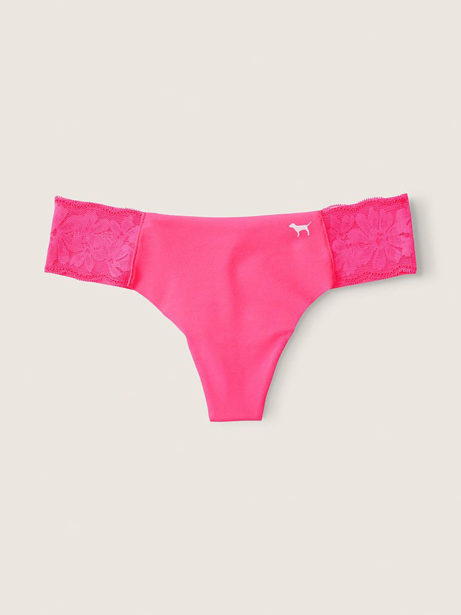 Capri Pink No Show Thong Knickers - Image 1 of 2 Capri Pink No Show Thong Knickers - Image 1 of 2