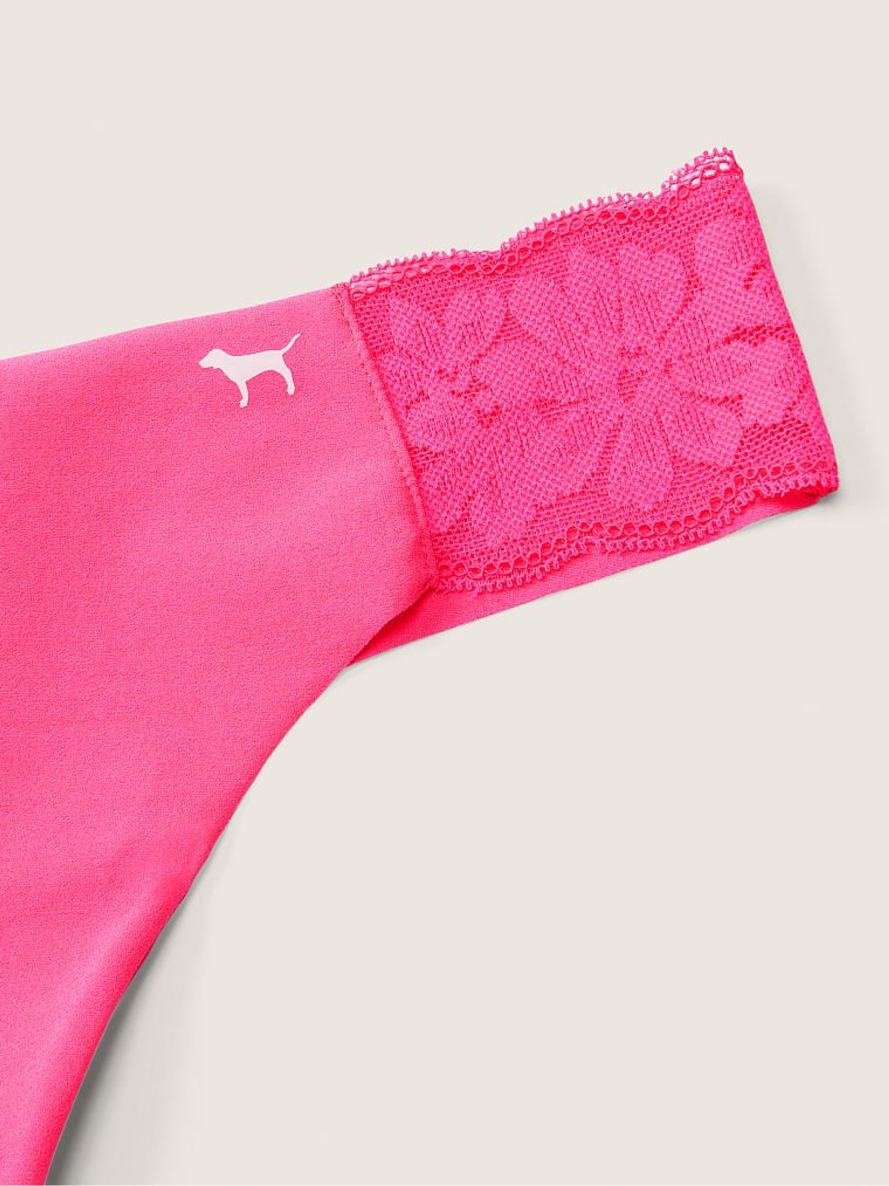 Capri Pink No Show Thong Knickers - Image 2 of 2 Capri Pink No Show Thong Knickers - Image 2 of 2