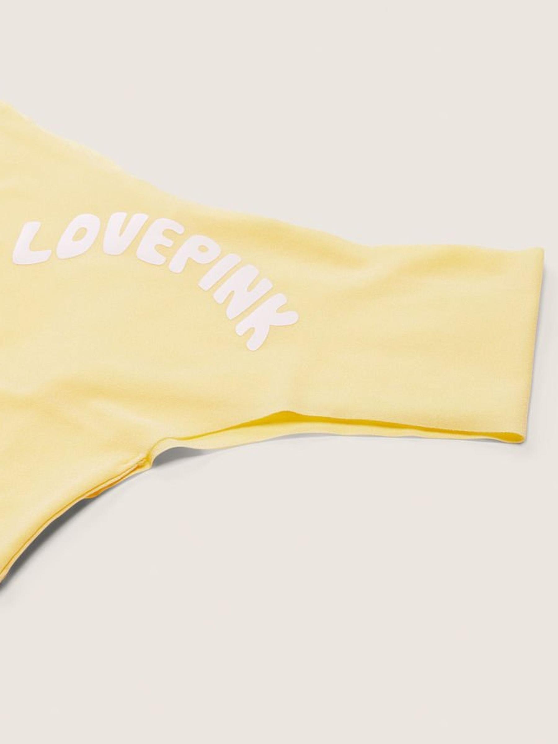Pale Banana Yellow No Show Cheeky Knickers - Image 2 of 2