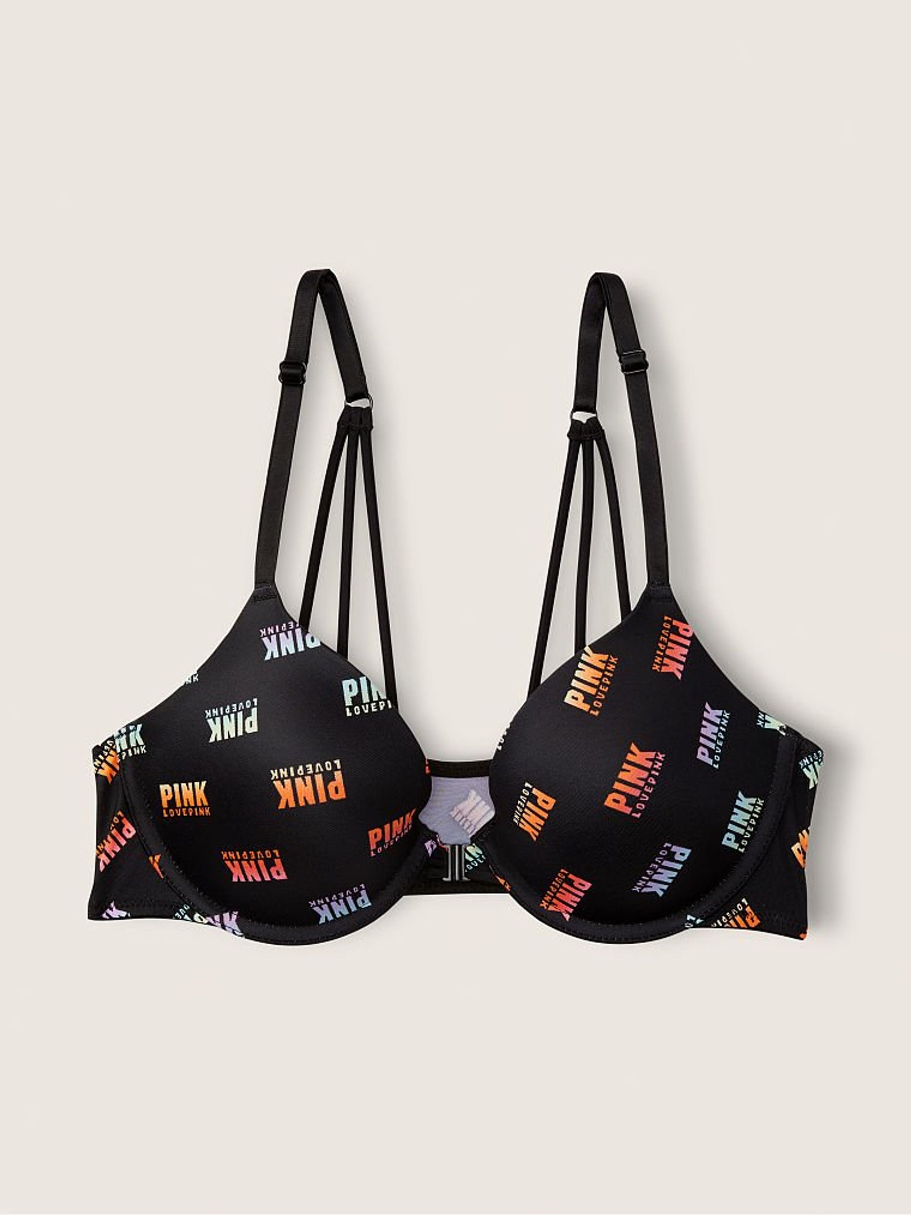 Pure Black Logo Wear Everywhere TShirt LightlyLined Bra - Image 4 of 6