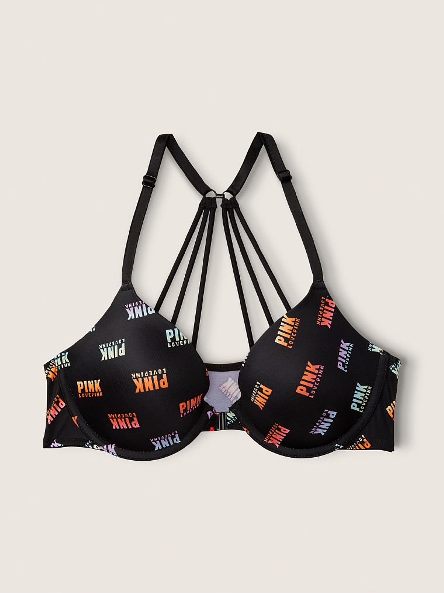 Pure Black Logo Wear Everywhere TShirt LightlyLined Bra - Image 5 of 6