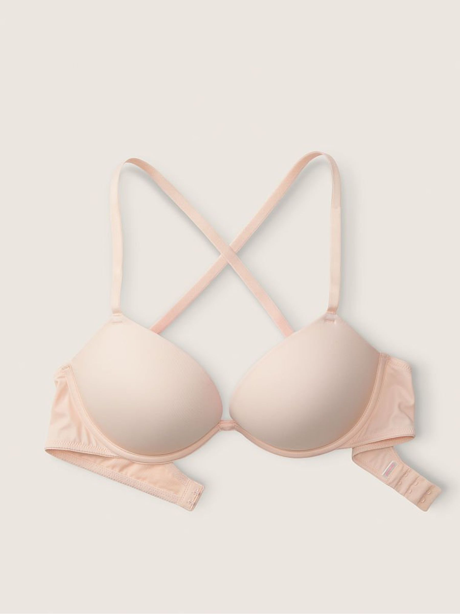 Peach Nectar Nude Add 2 Cups Smooth Push Up T-Shirt Bra - Image 4 of 5