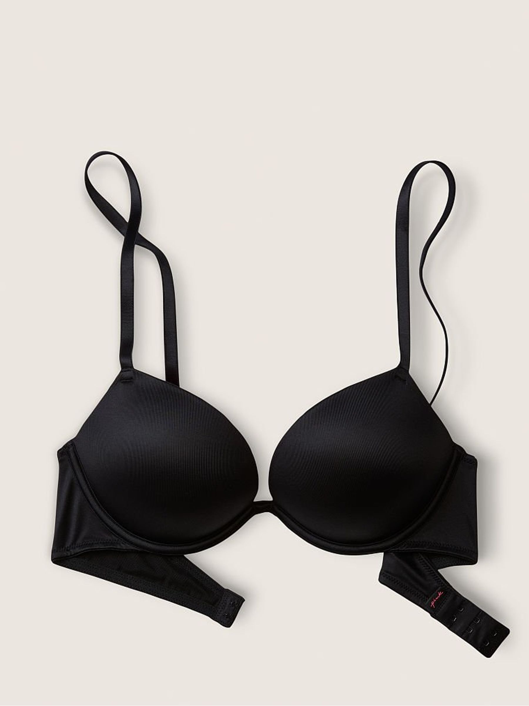 Black Smooth Super Push Up Bra - Image 3 of 5