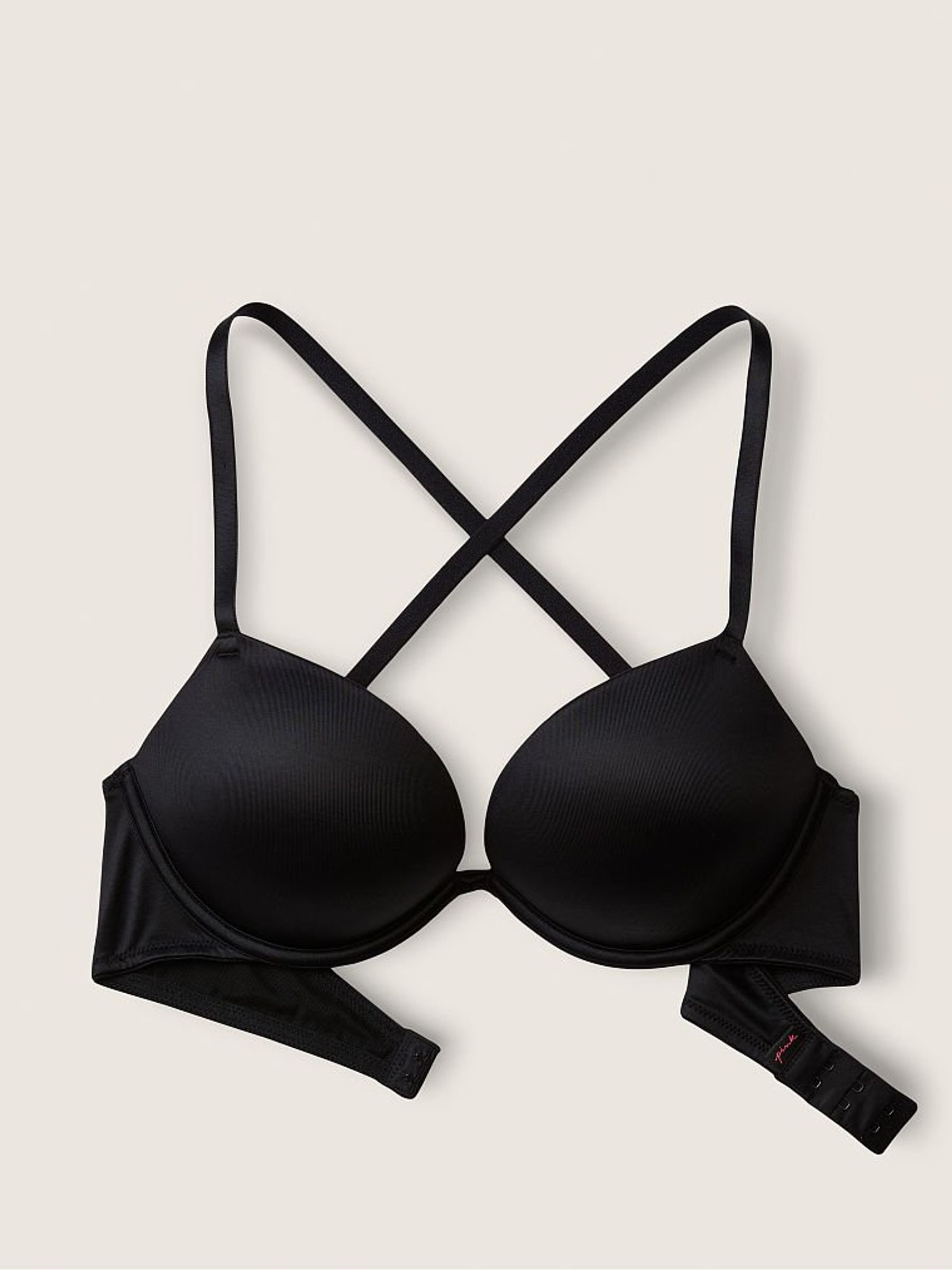 Black Smooth Super Push Up Bra - Image 4 of 5