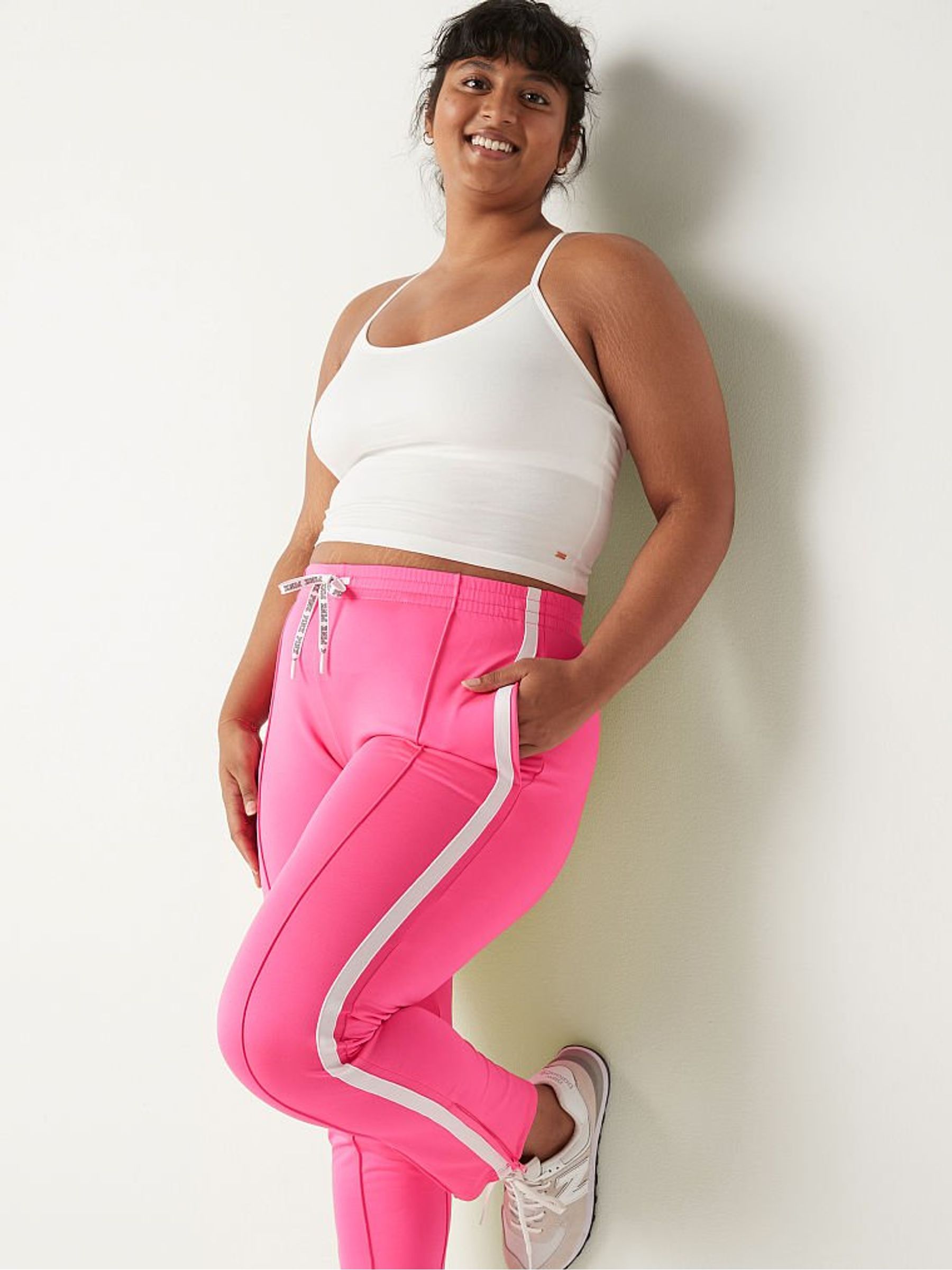 Capri Pink Track Pant - Image 1 of 4